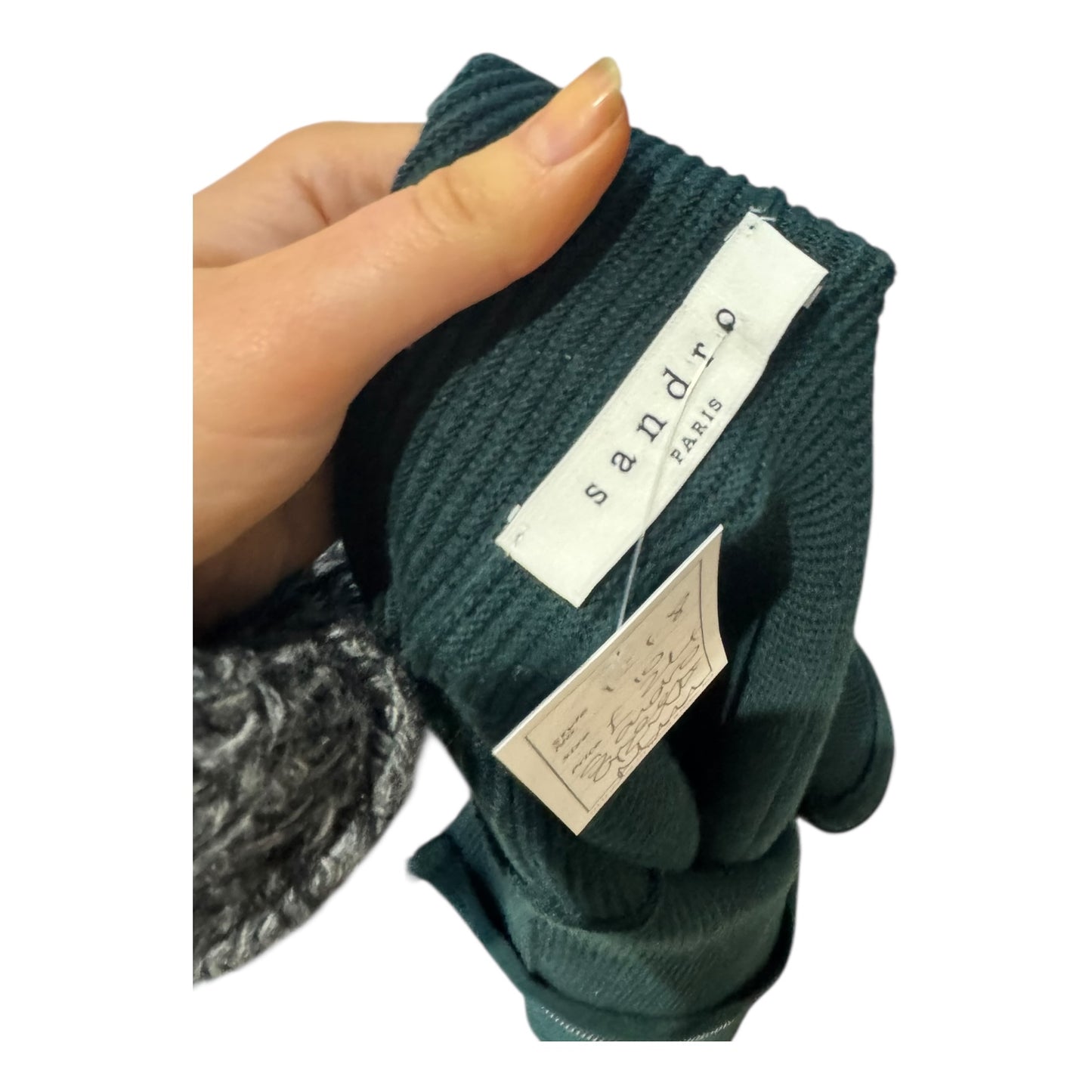 Sandro Green Knit Skirt - 10