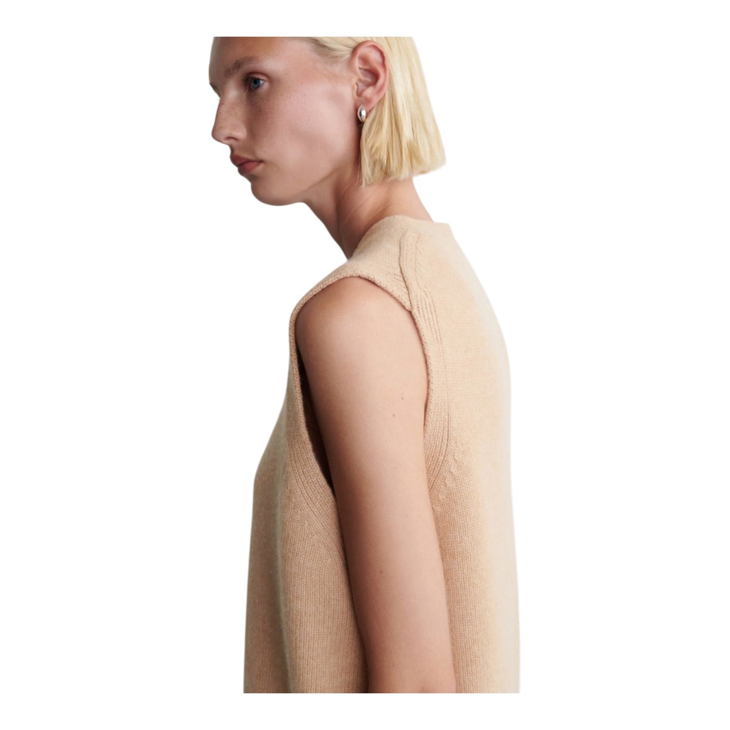 COS Knitted Cashmere Blend Vest - 10/12