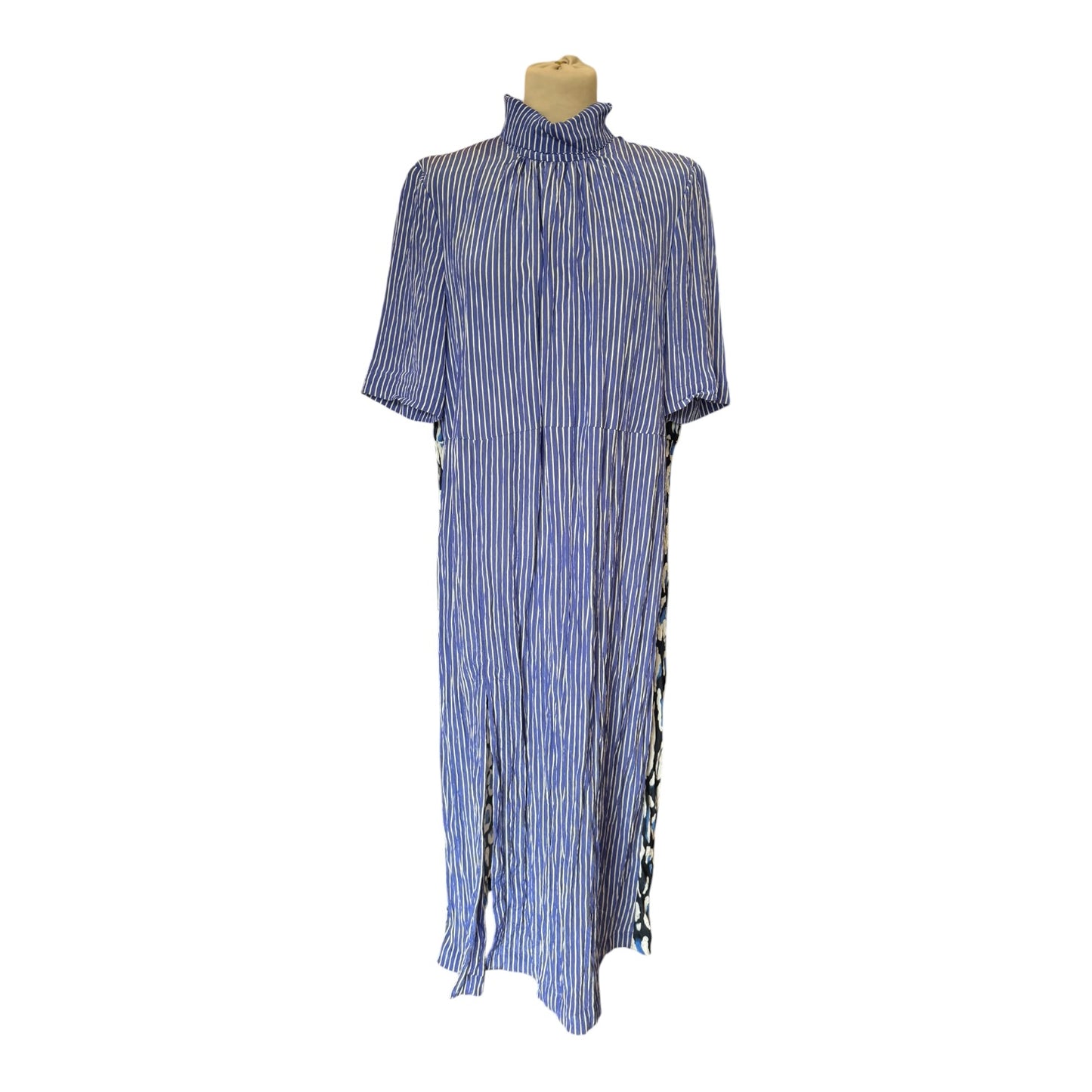 Baum und Pferdgarten Blue Stripe Leo Midi Dress - 10