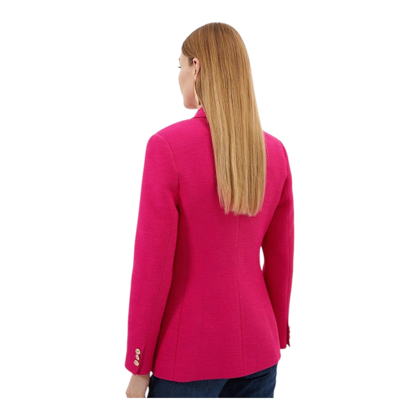 Karen Millen Pink Boucle Blazer - 10