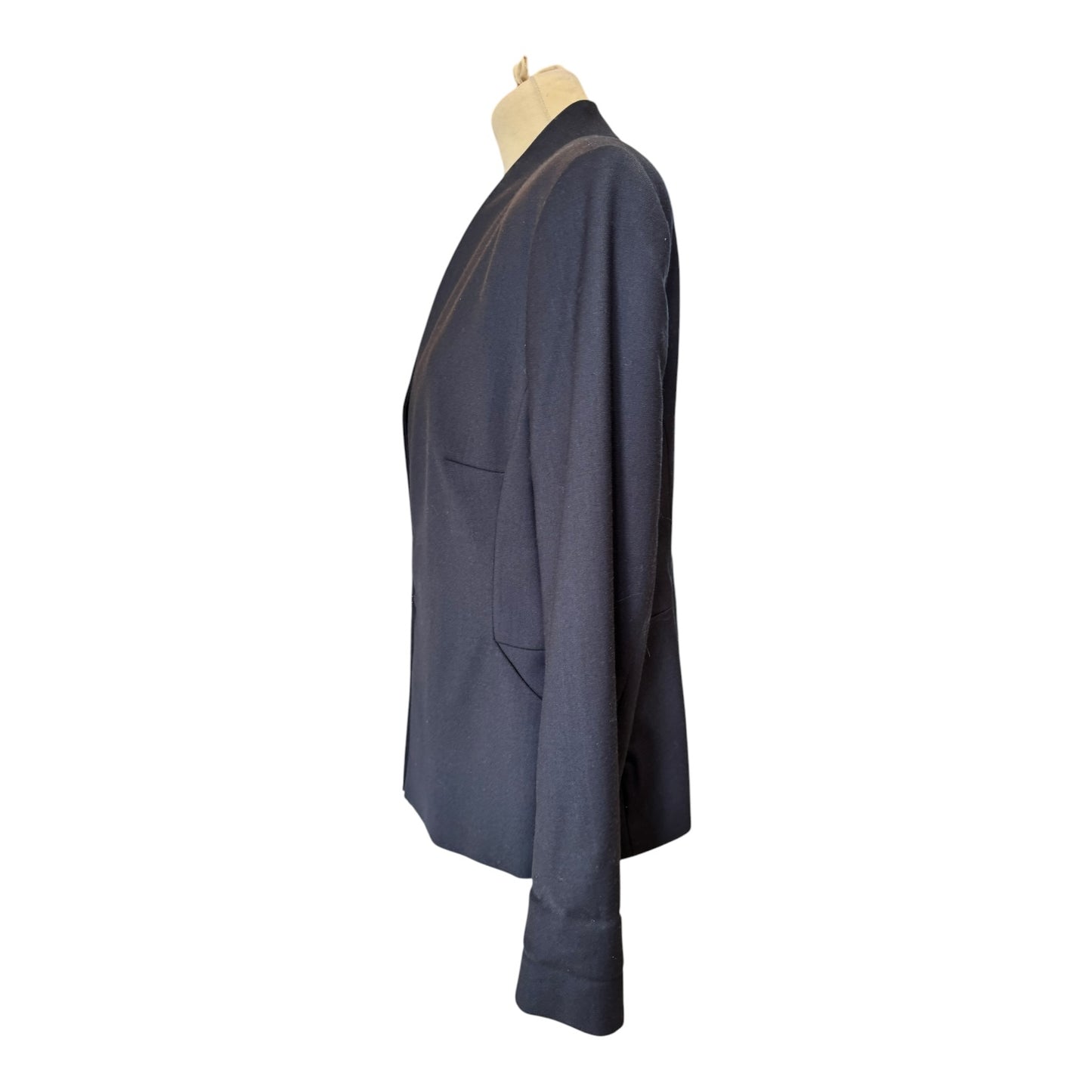 Jaeger Navy Wool Blend Blazer - 14/16 - NEW