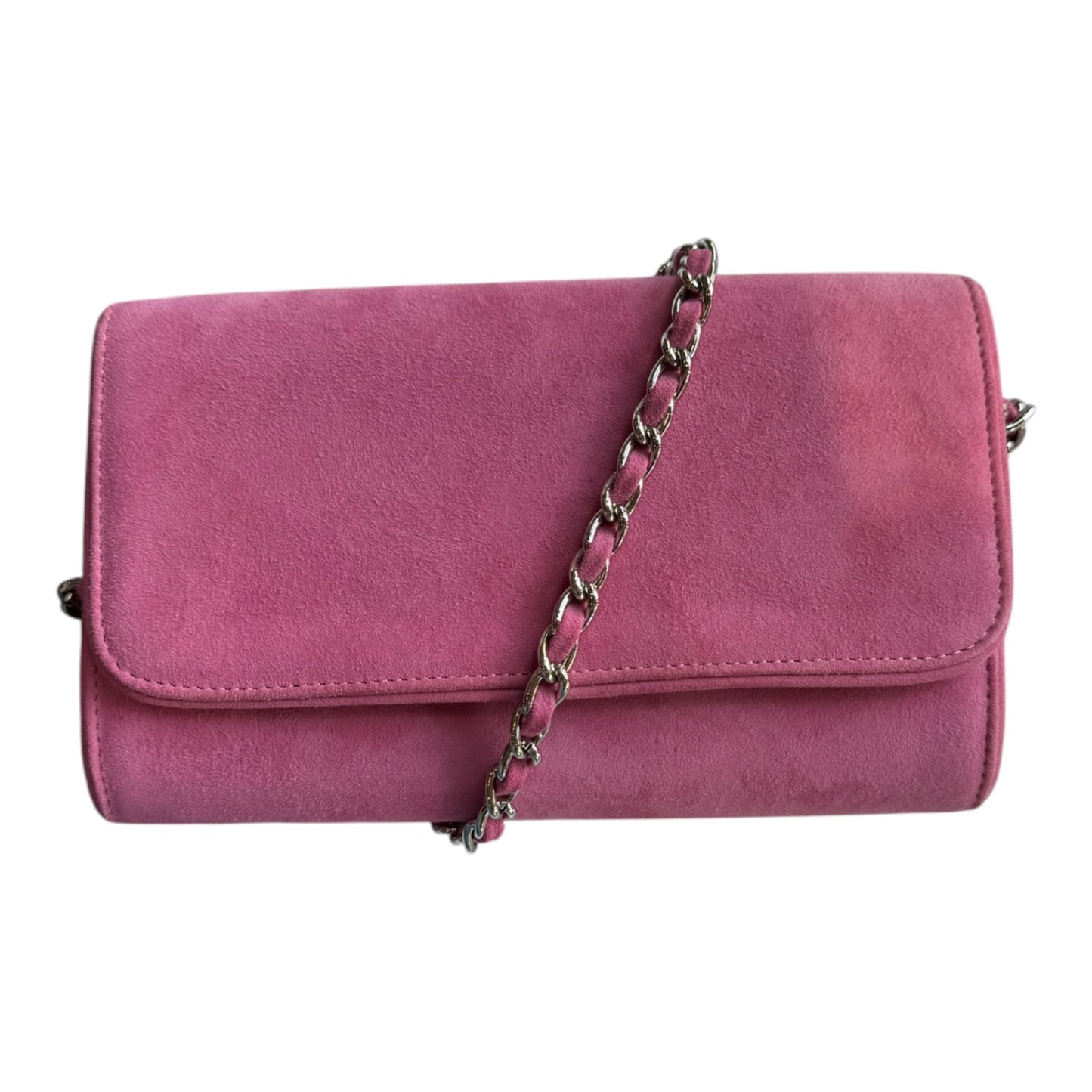 Emmy London Natasha Cupcake Suede Clutch Bag