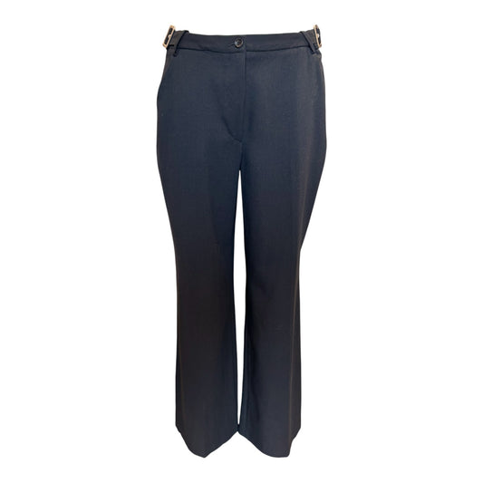 Dolce and Gabbana Black Waist Buckle Trousers - 12