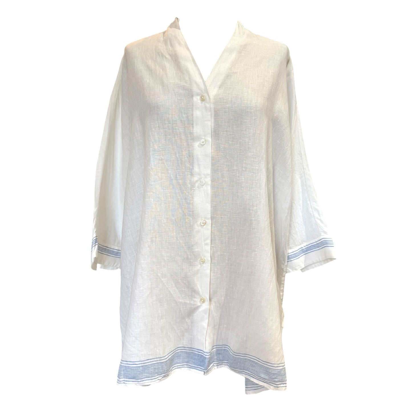 Weekend Max Mara Linen White Tunic Top - 10