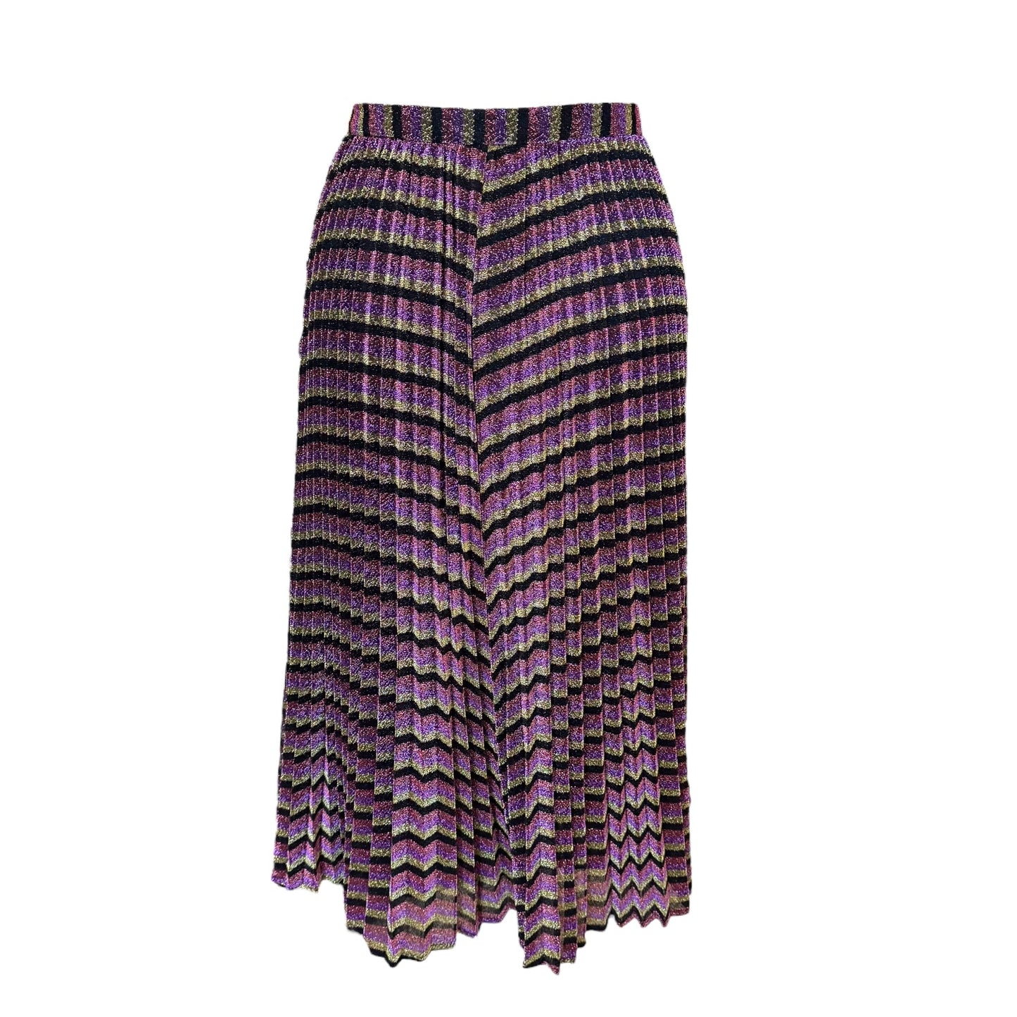 Whistles Sparkle Pleated Skirt - 10 - NEW