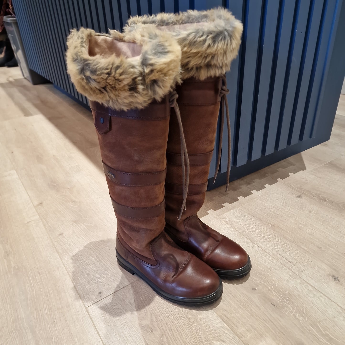 Dubarry Galway boots, walnut, size 5