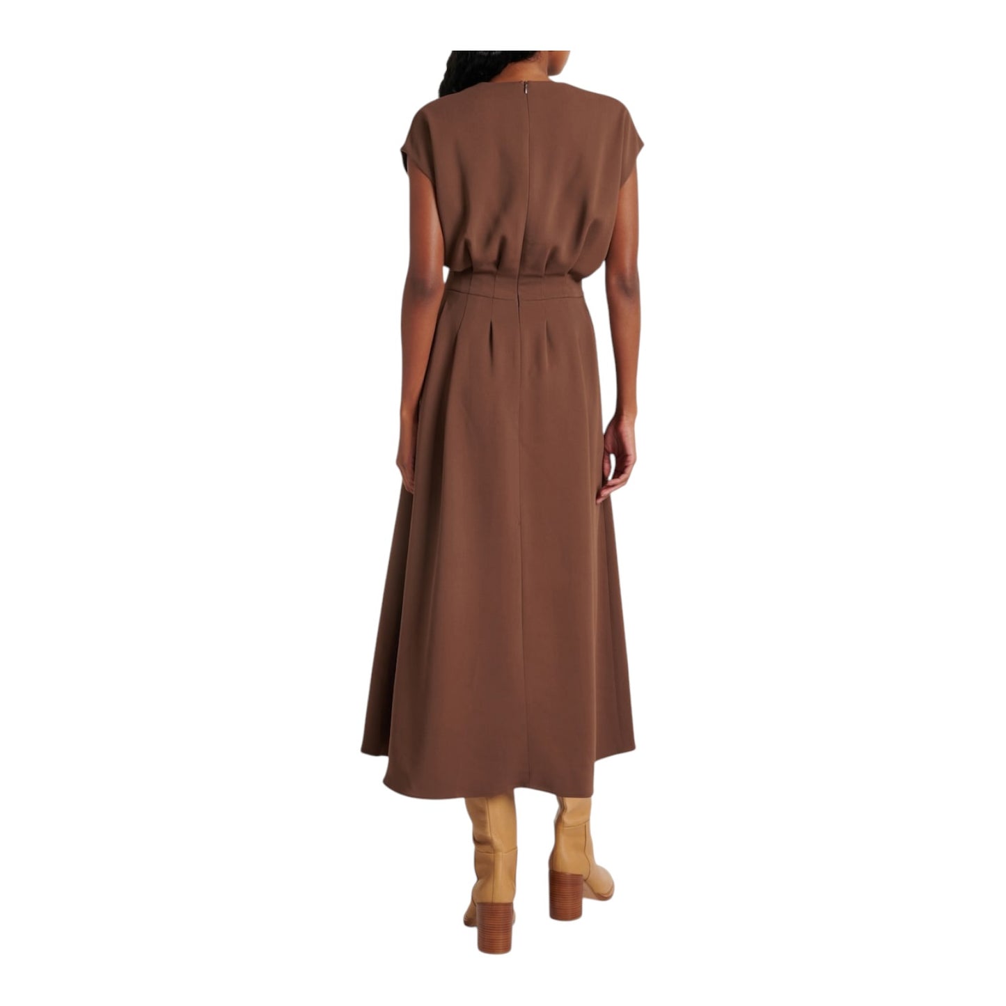 Joseph Brown Cody Midi Dress - 12