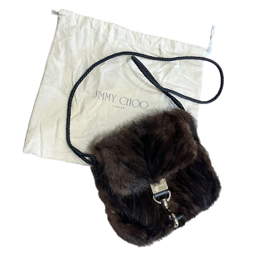 Jimmy Choo Brown Fur Bag