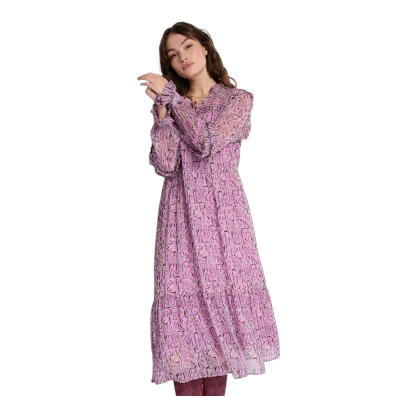 Pom Flows Mauve Dress - 12