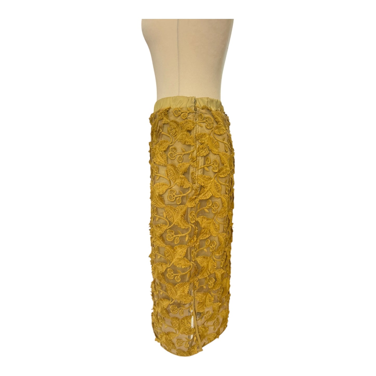 Baum und Pferdgarten Mustard Lace Skirt - 10