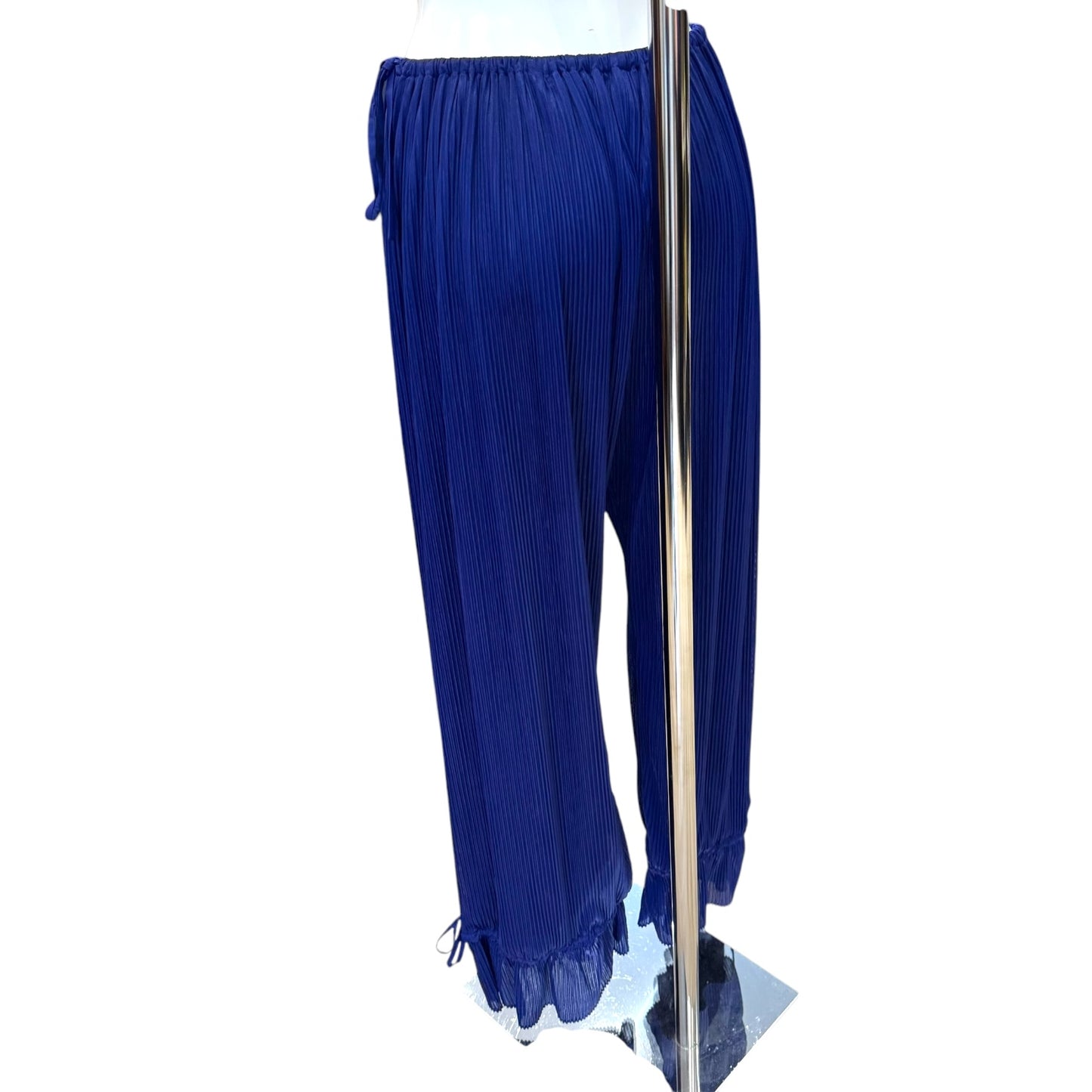 Mulberry Blue Pleated Trousers - 10/12