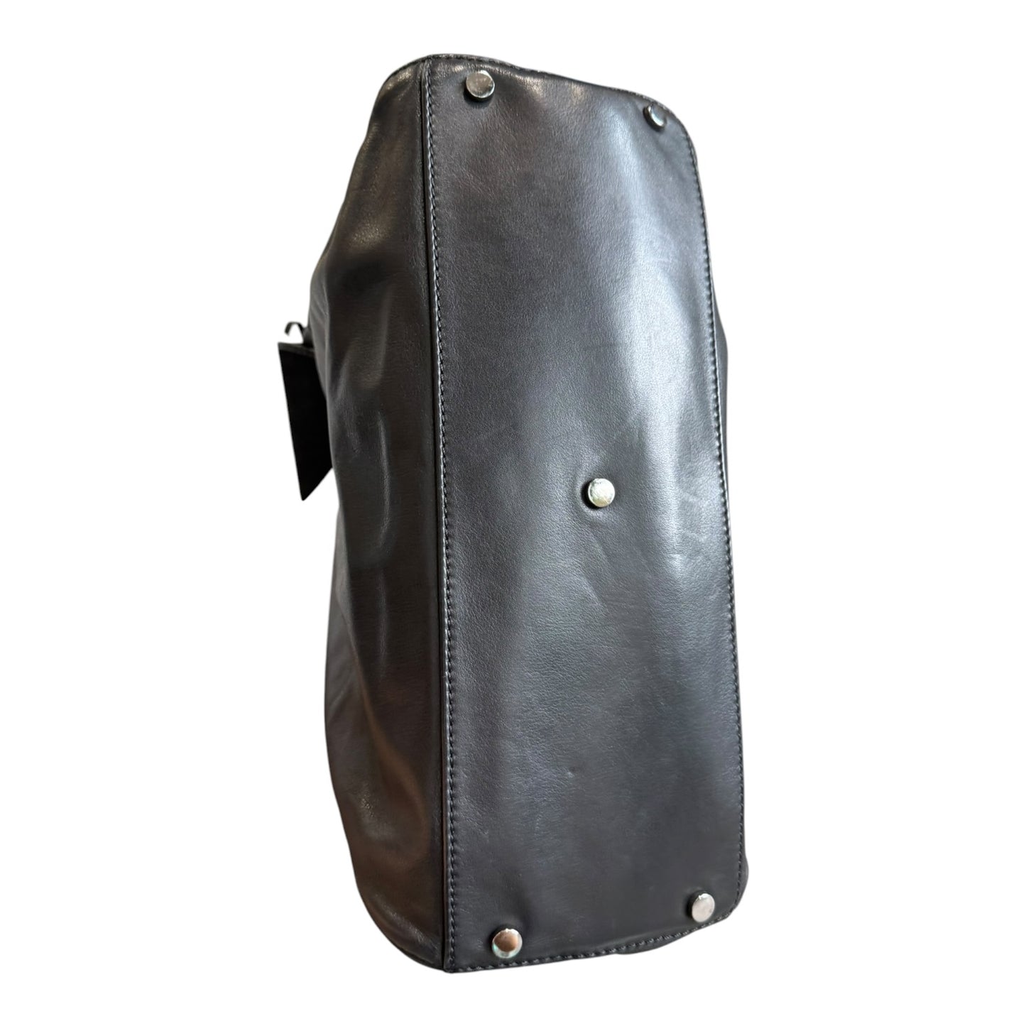 Abro Black Suede and Leather Bag