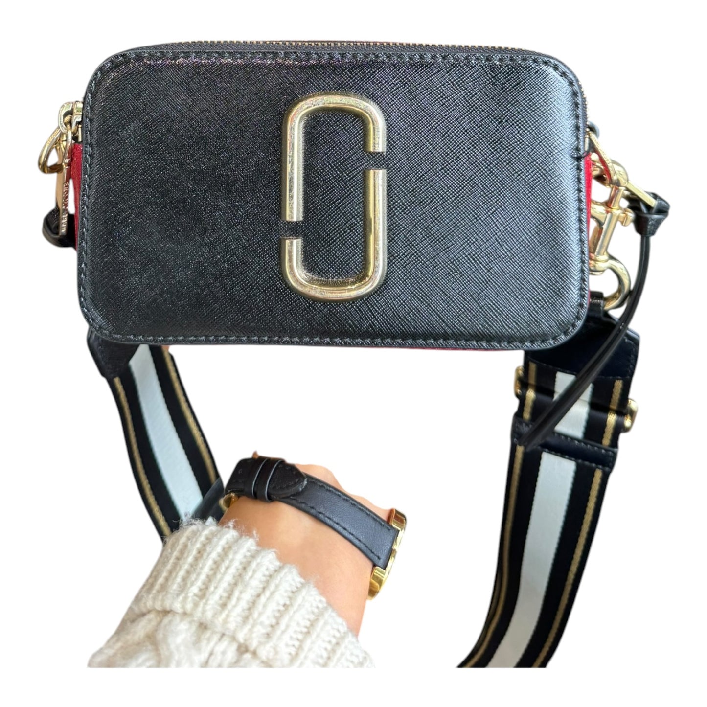 Marc Jacobs Snapshot Camera Bag - Black, Red and Burgundy