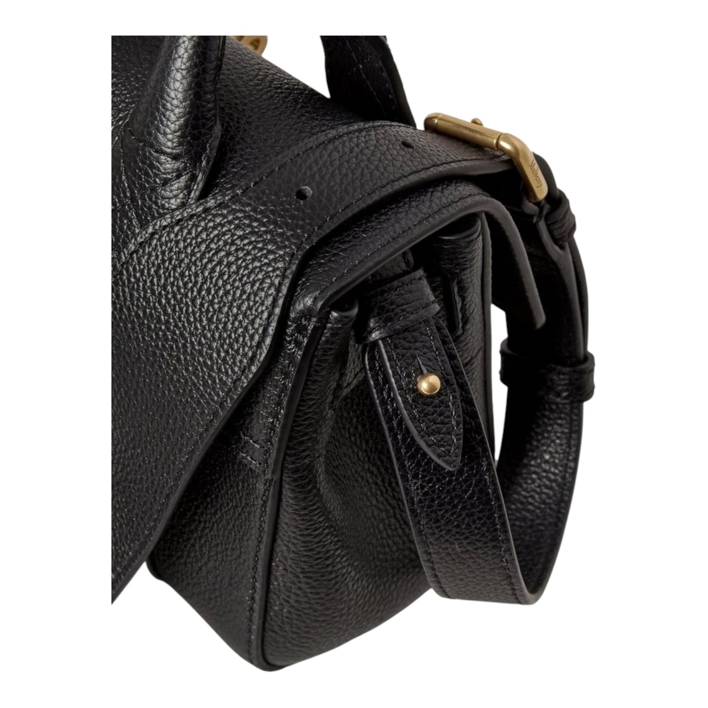 Mulberry Mini Bayswater Black Small Classic Grain