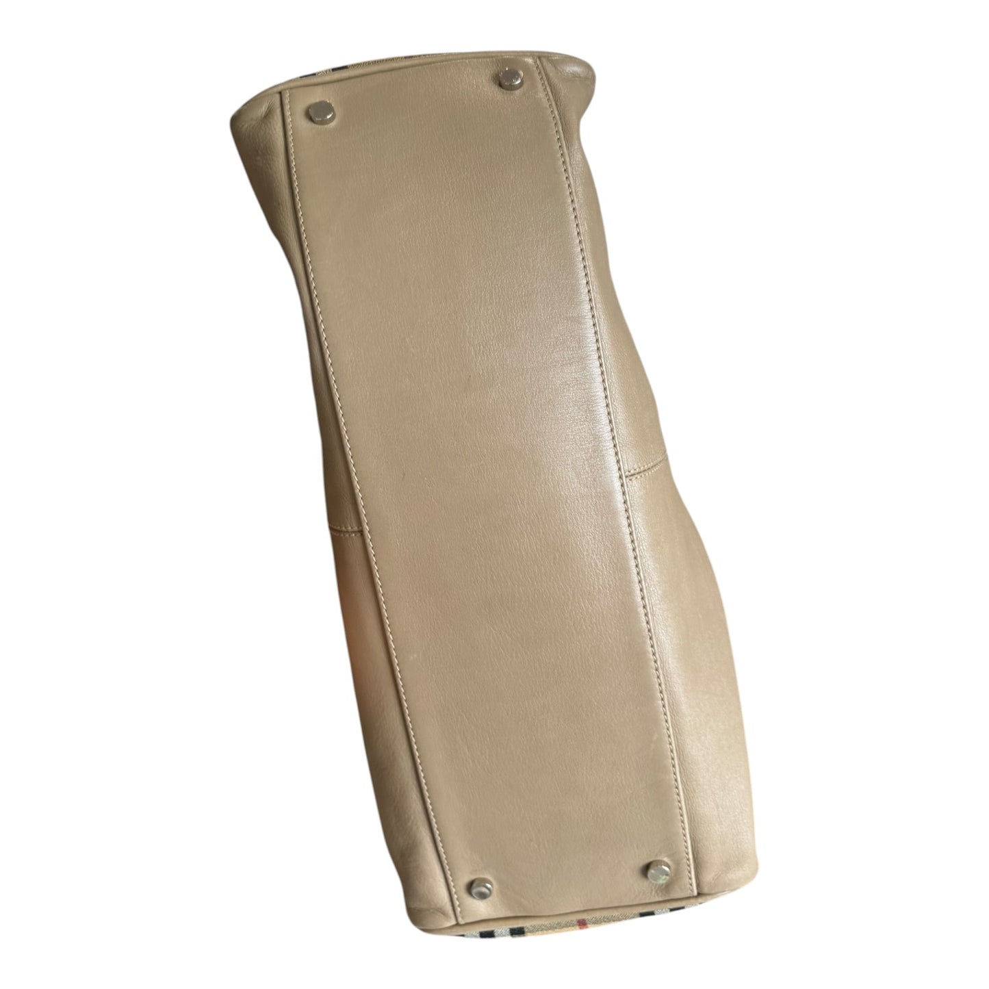 Burberry Horn Toggle Taupe Bag