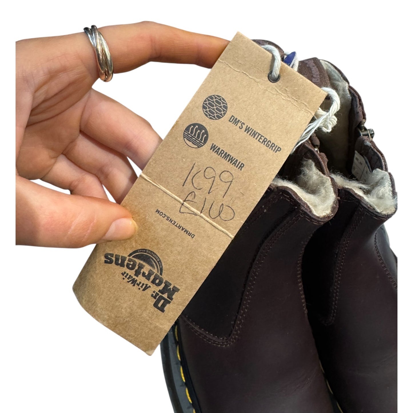 Dr Martens 2976 Alyson Wintergrip Brown Chelsea Boots - 38/5 - NEW