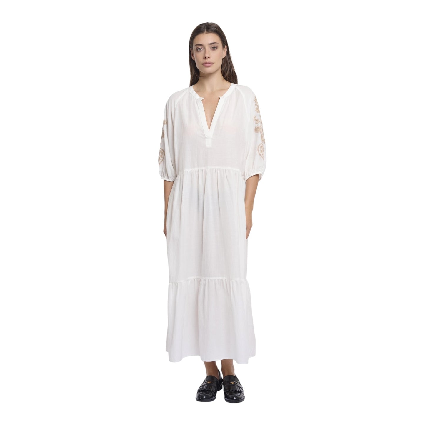 Rino & Pelle Alberta Maxi Dress Snow White - 10