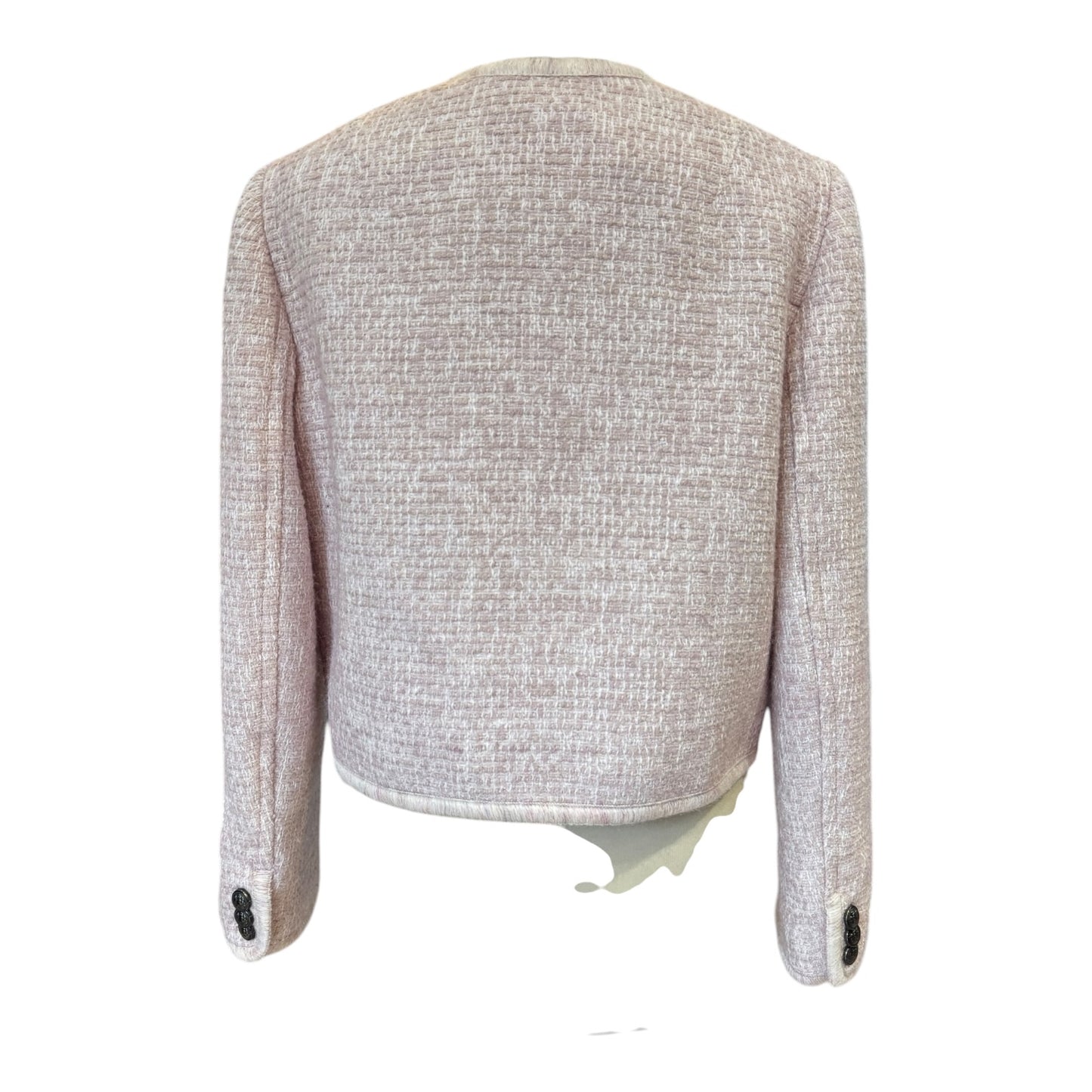 Me + Em Pink Effortless Boucle Jacket - 10