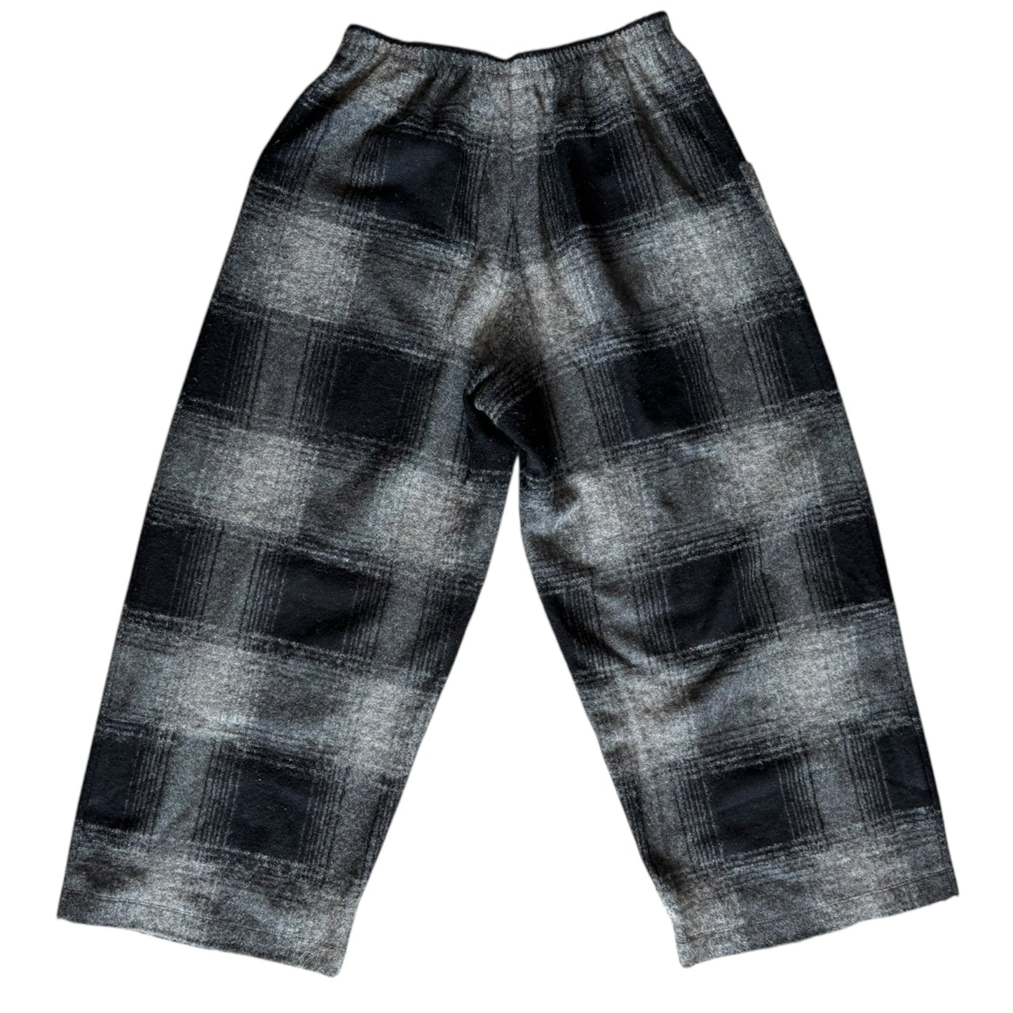 Elemente Clemente Black and Grey Flannel Trousers - 10/12