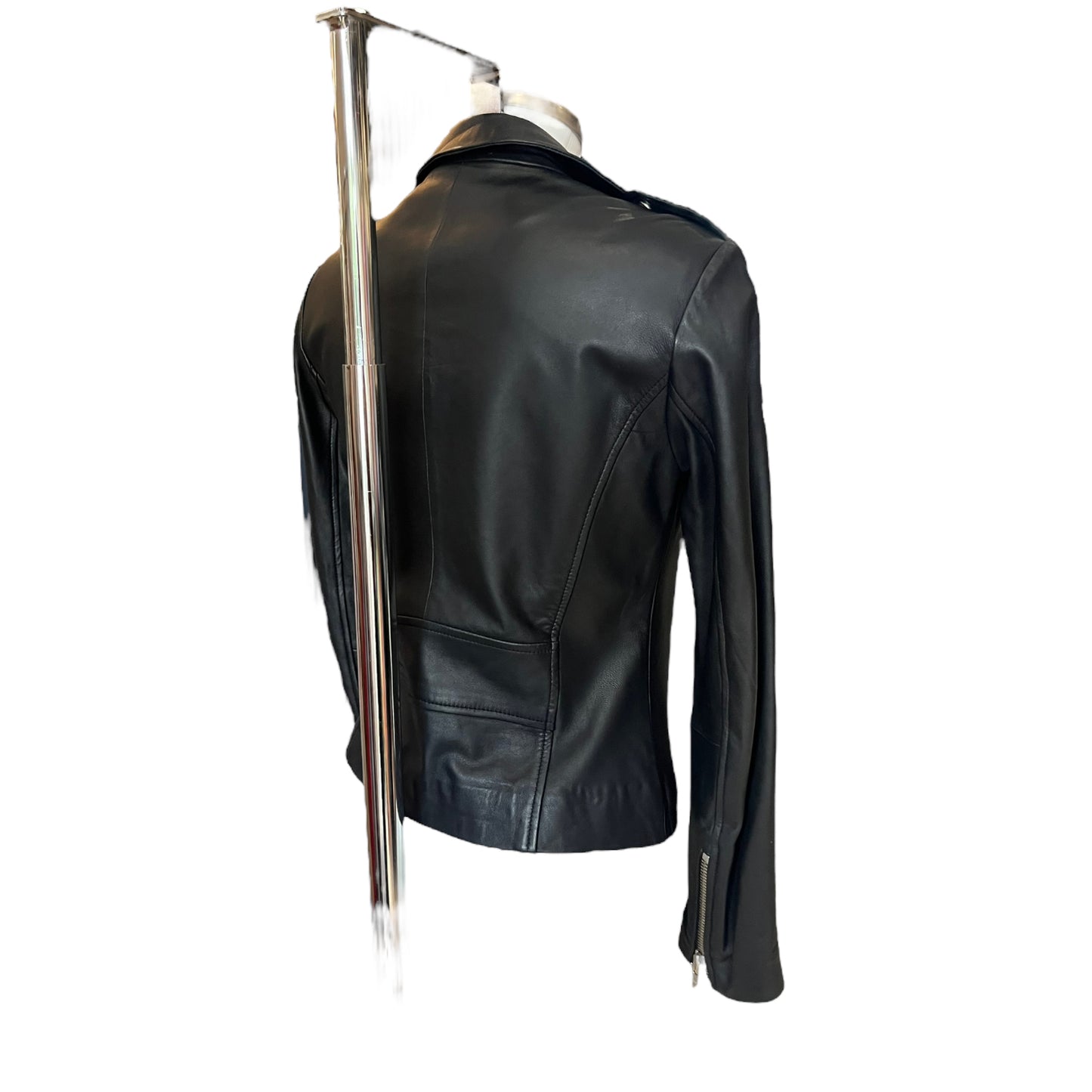 Reiss Black Leather Jacket