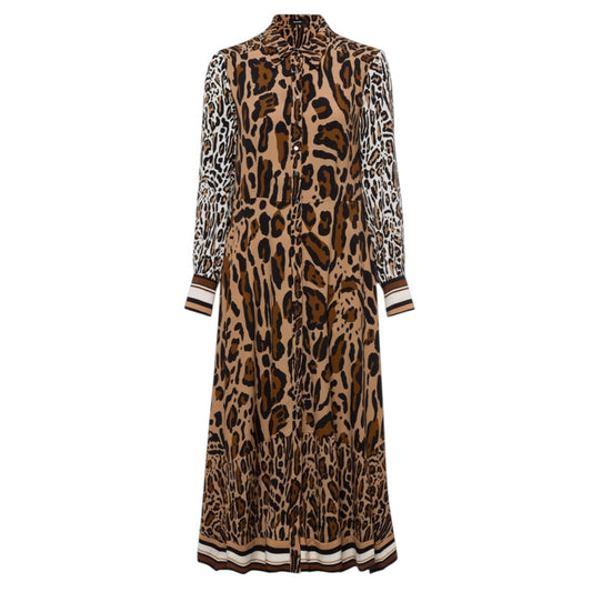 Riani Leopard Midi Dress - 14