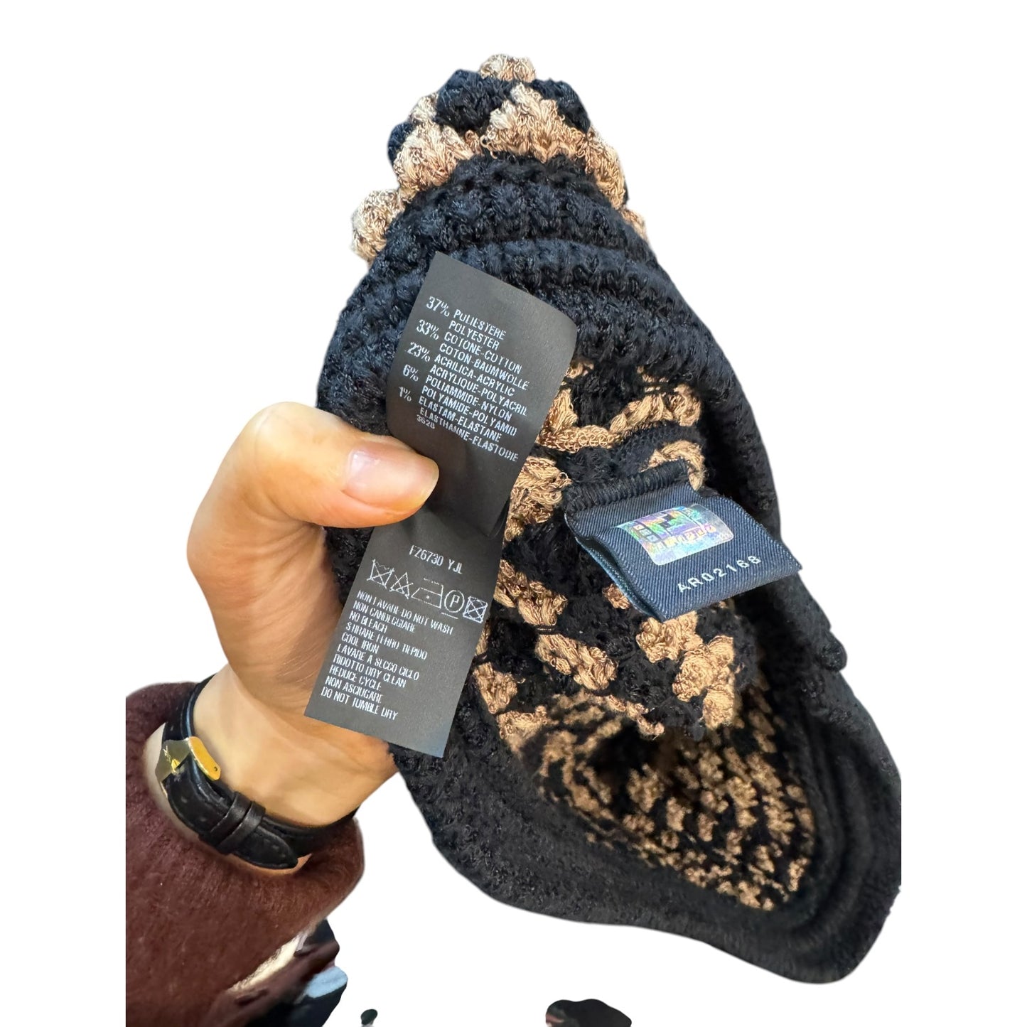 Fendi Black and Brown Cardigan - 10