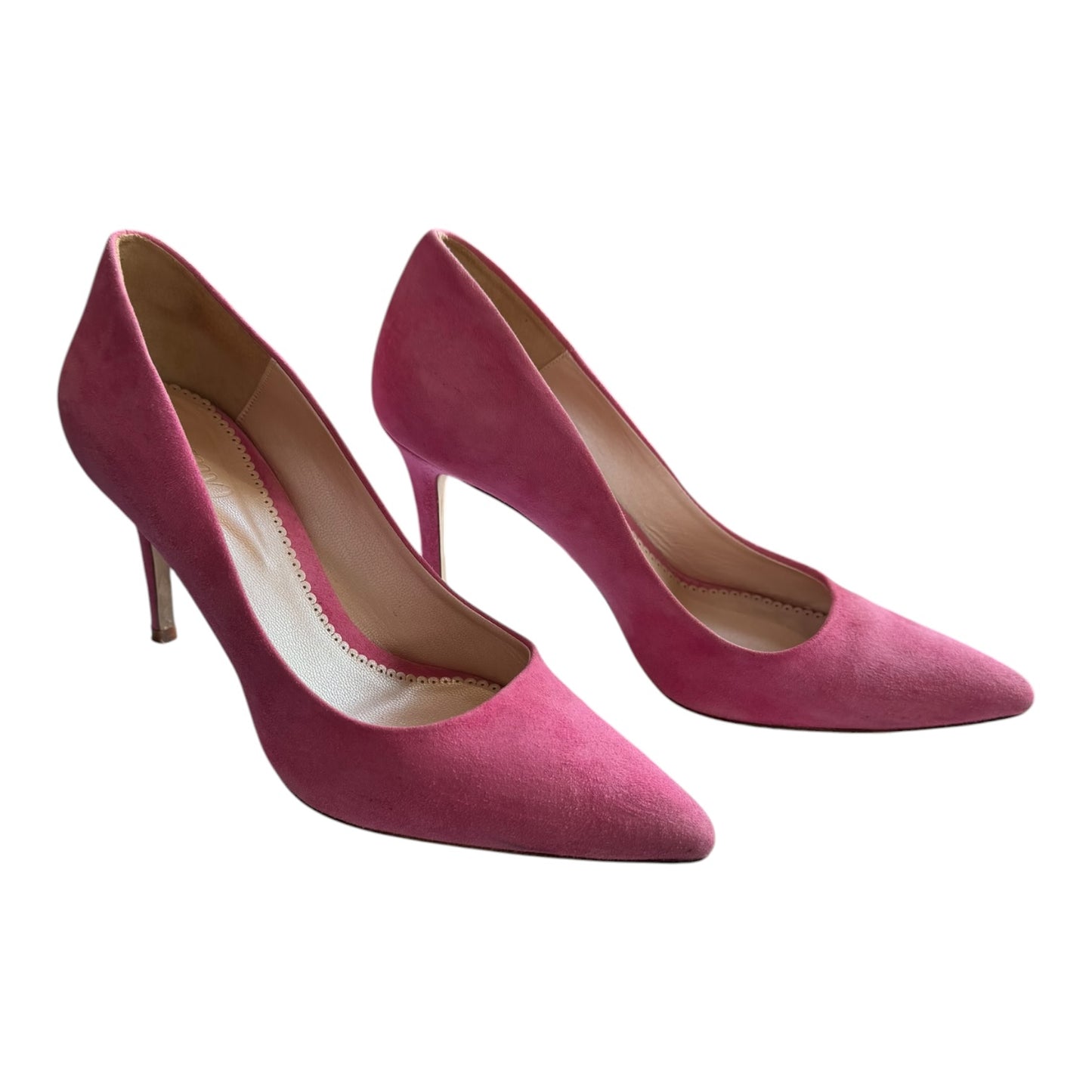 Emmy London Claudia Cupcake Suede High Heels - 37/4