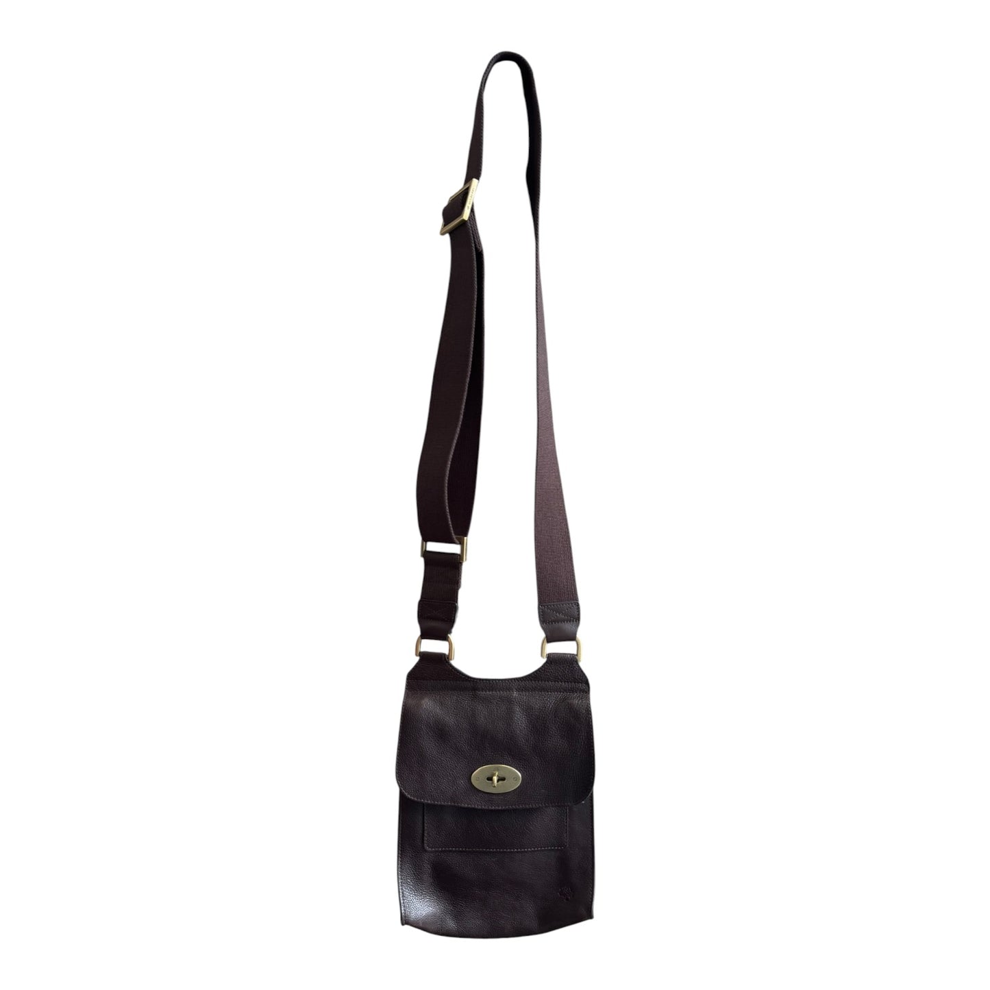 Mulberry Dark Brown Antony Cross Body Bag