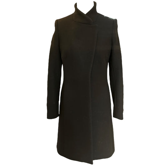 Reiss Black Wool Coat - 8