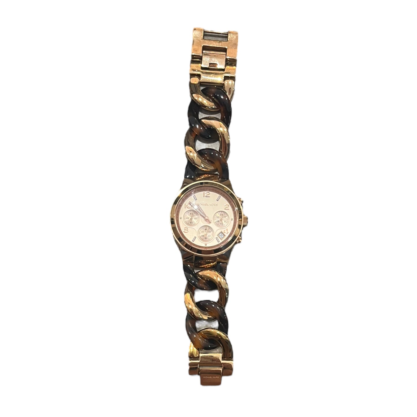 Michael Kors Rose Gold and Tortoiseshell Watch