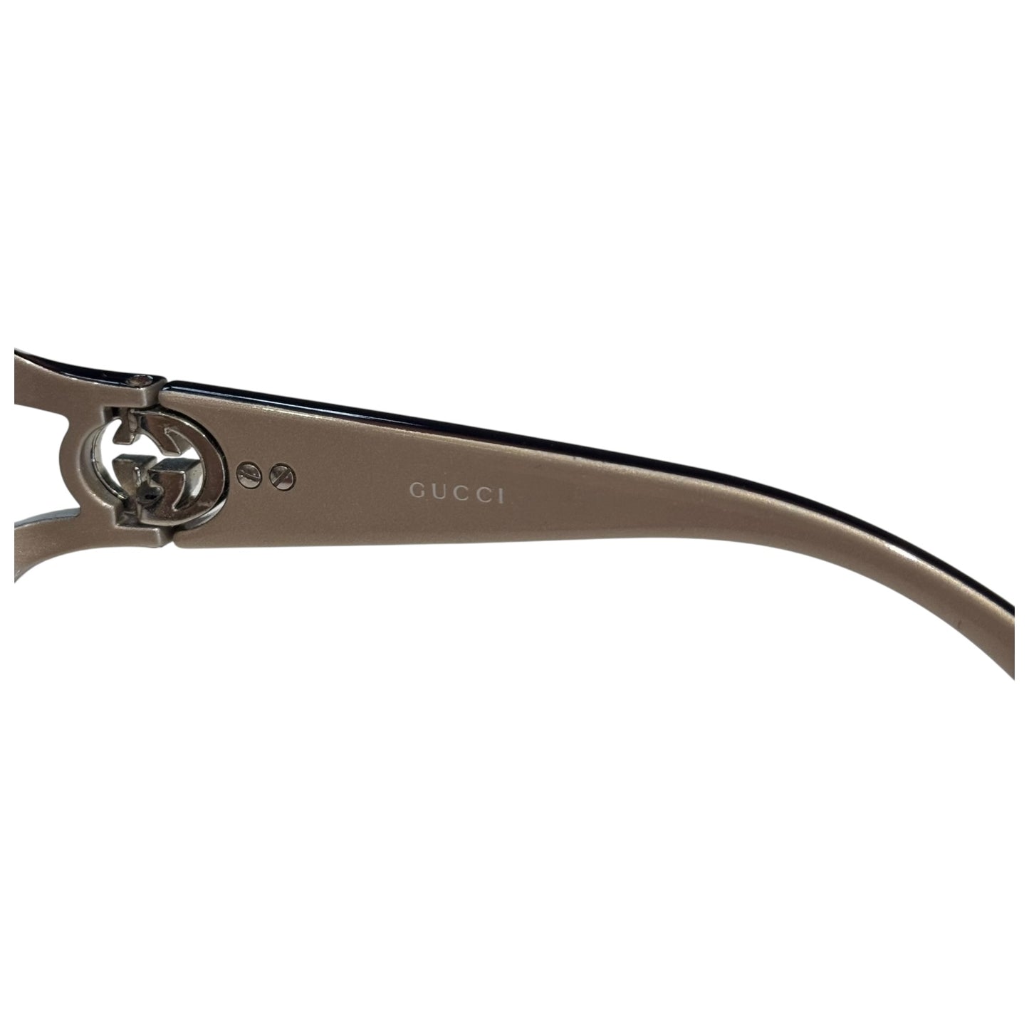 Gucci Black Sunglasses with Diamante Logo