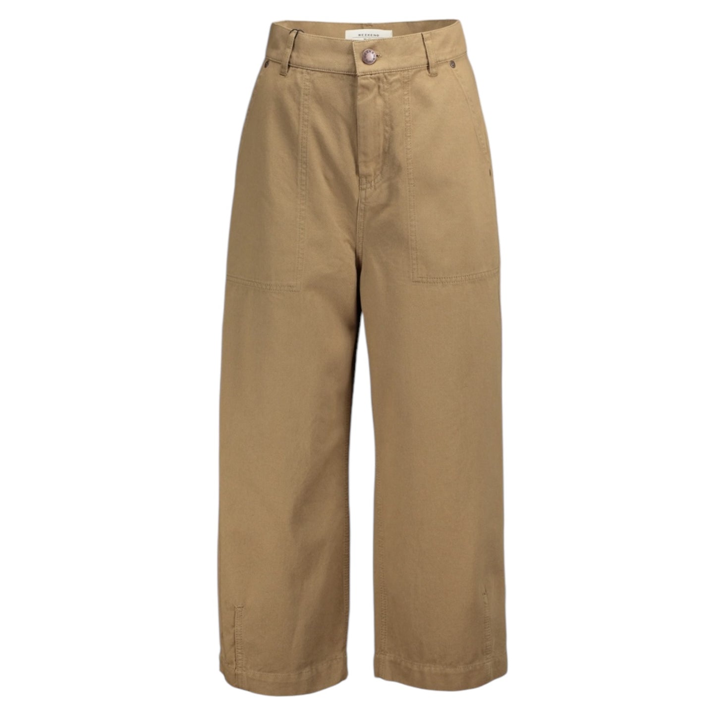 Weekend Max Mara Camel Barrel Leg Trousers - 12