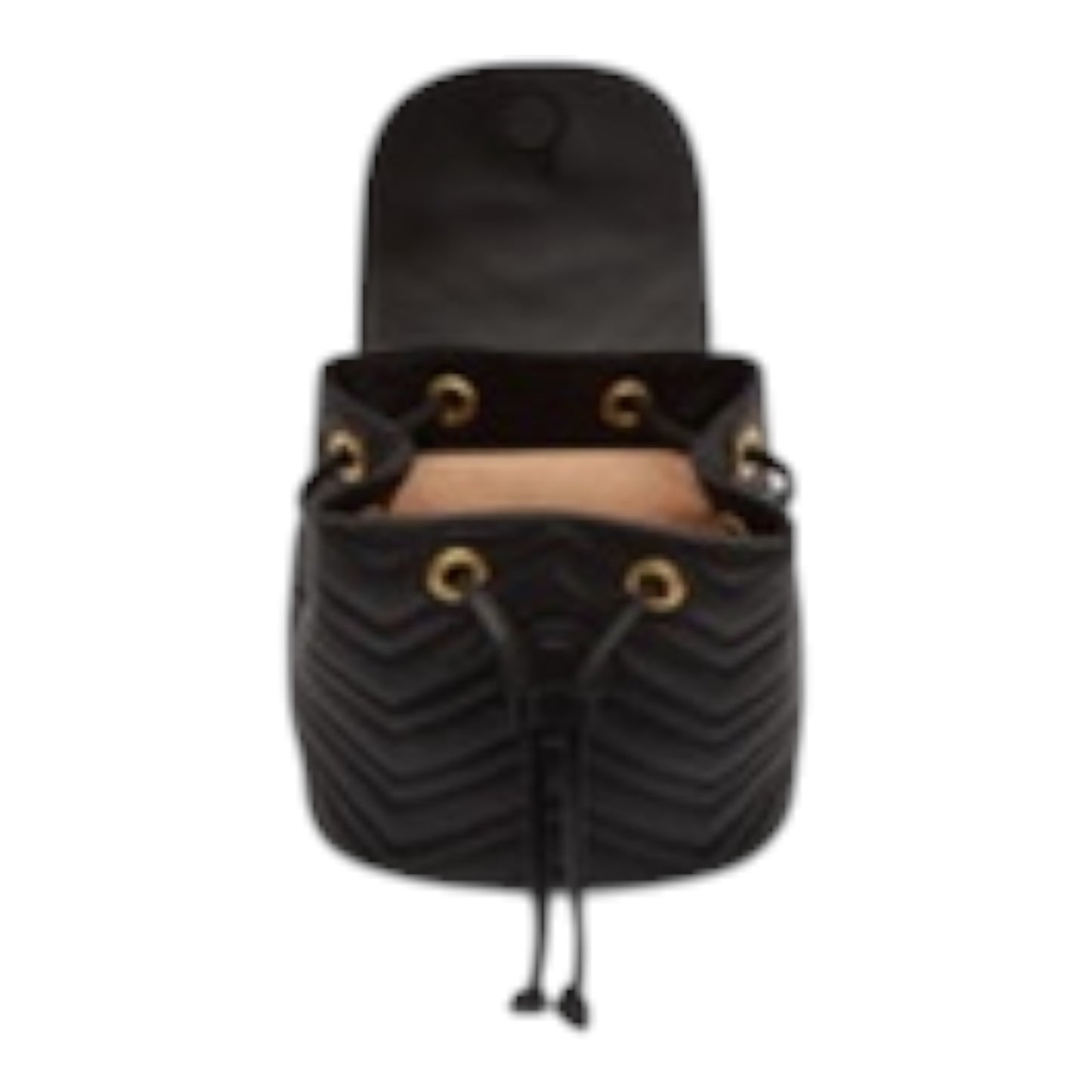 Gucci Black Mini GG Marmont 2.0 Backpack