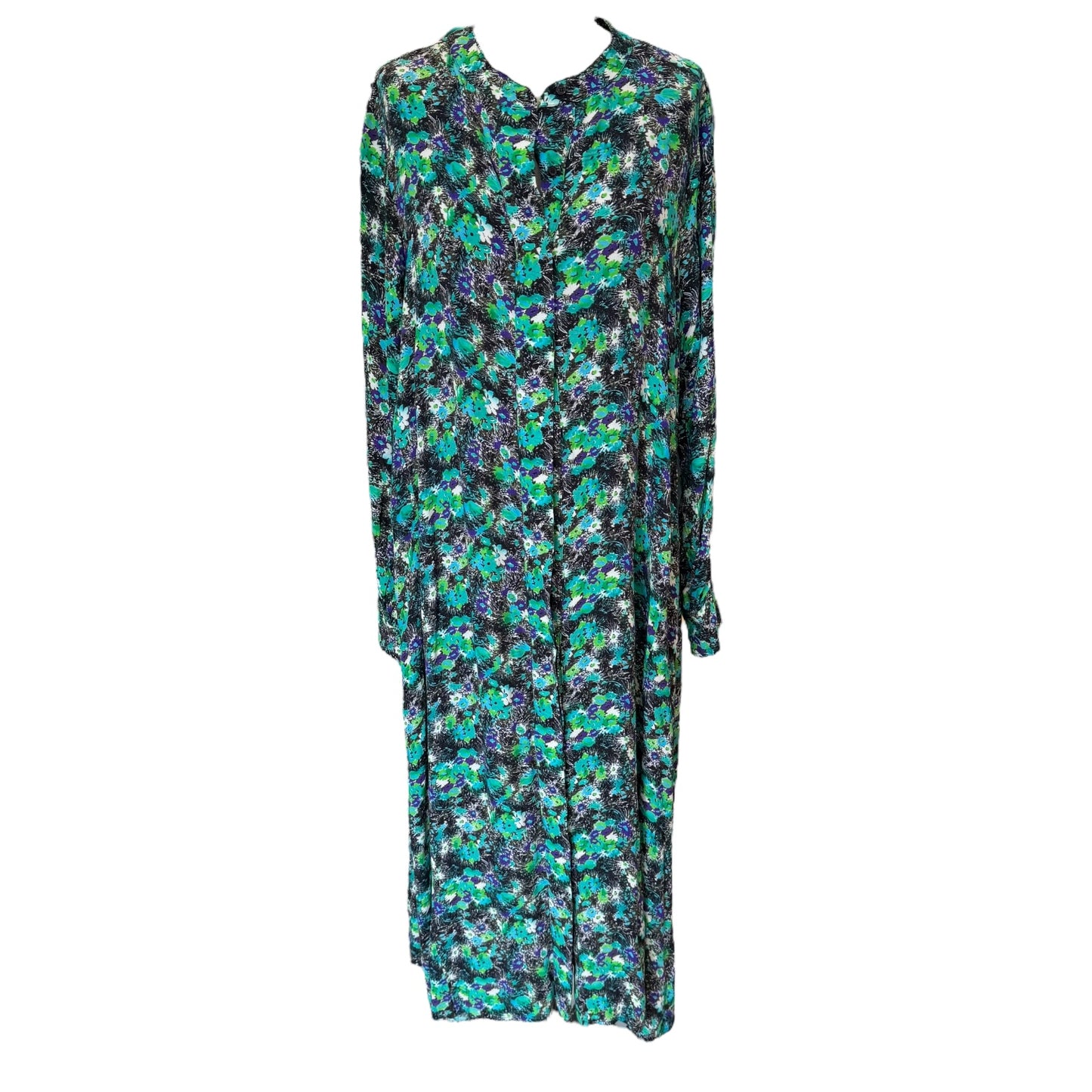 Essentiel Antwerp Green Patterned Dress - 16