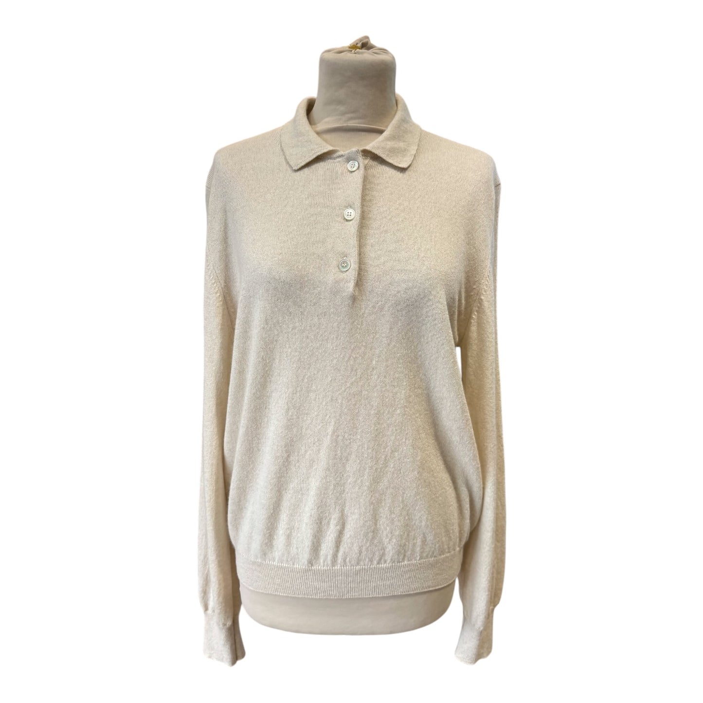 &Daughter Aoife Polo Shirt in Cashmere and Cotton - 10/12