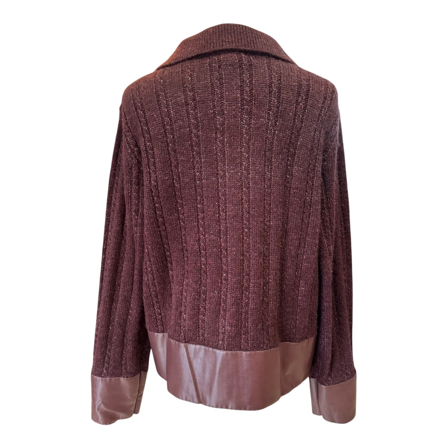 Nu Denmark Burgundy V Neck Sweater - 14/16