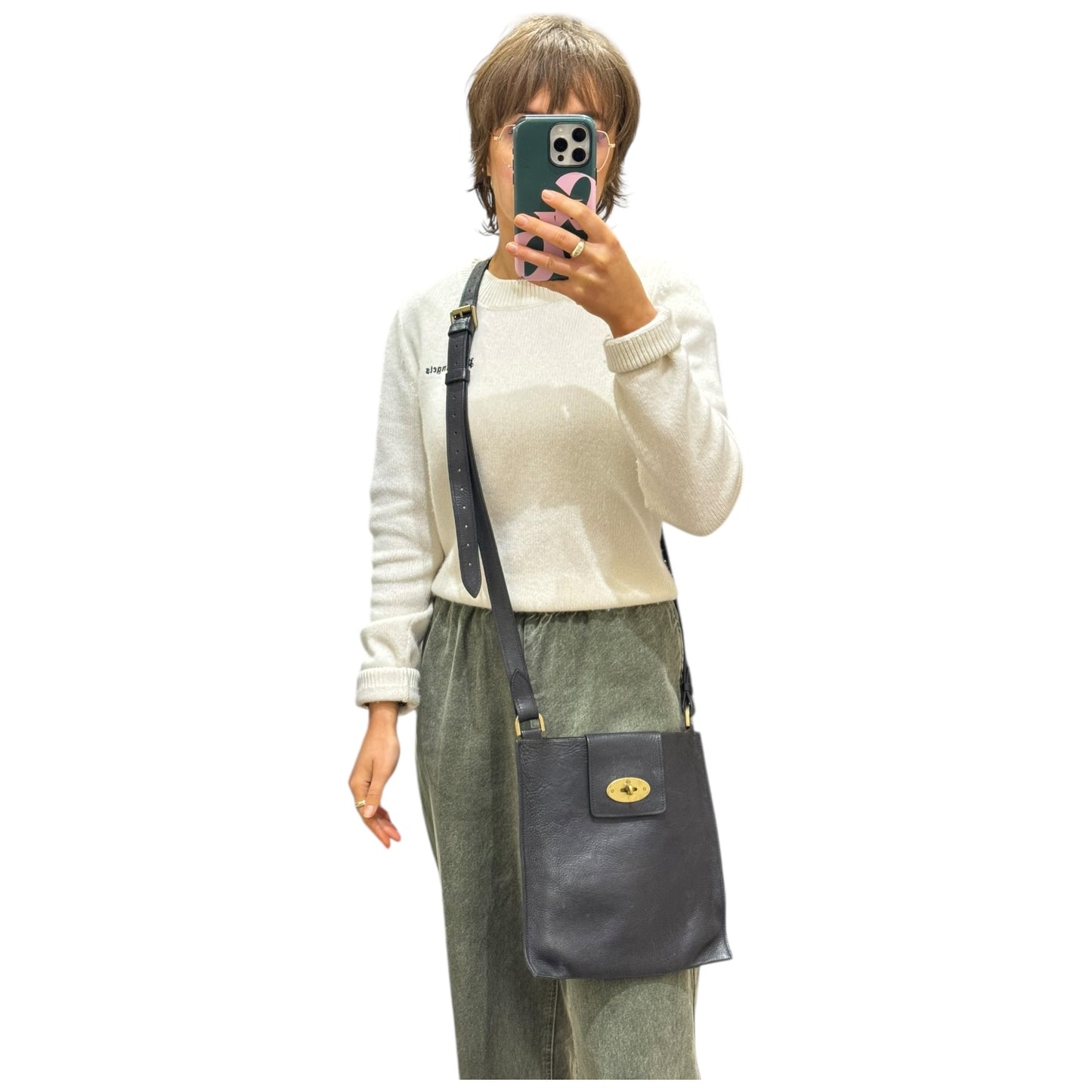 Mulberry Black Joel Crossbody Unisex Bag