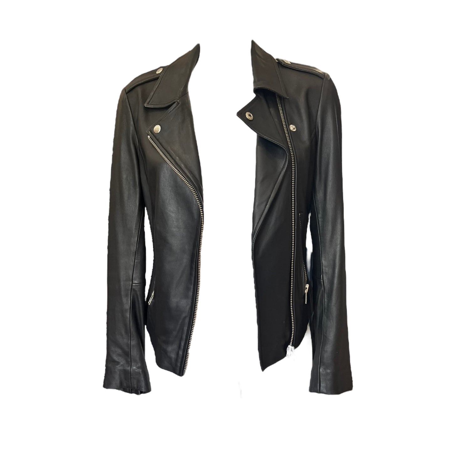 Reiss Black Leather Jacket
