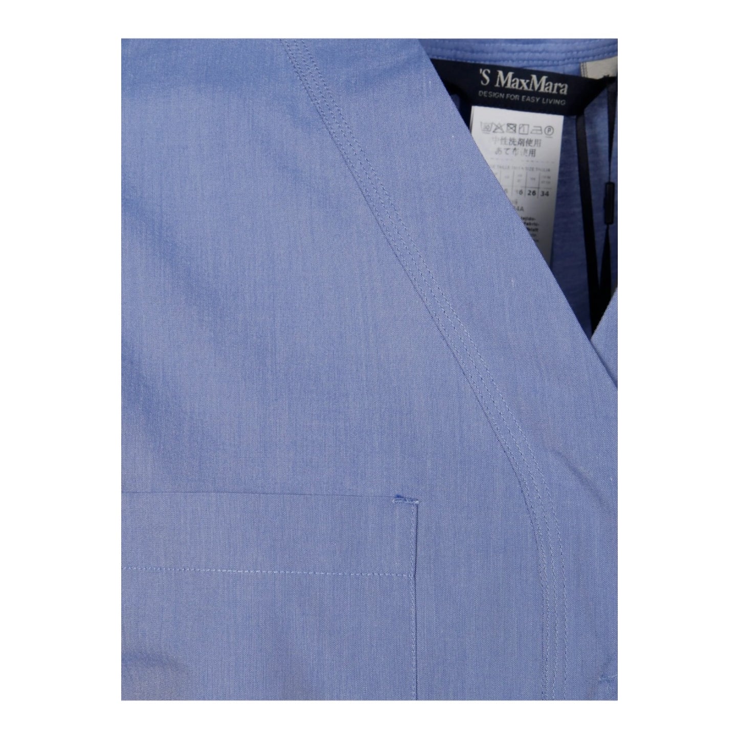'S Max Mara Yole Blue Shirt - 12