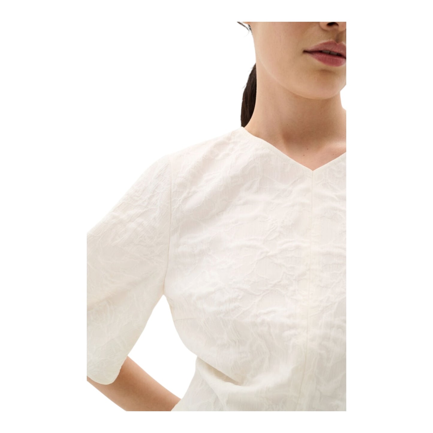 InWear Cennox Cream Jacquard Two Piece - 10/12