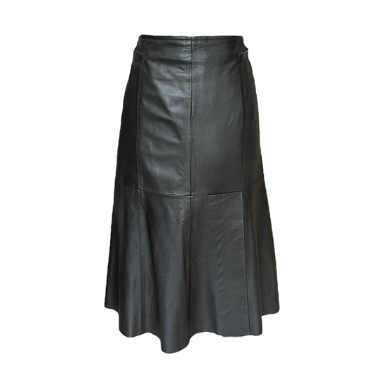 In Wear Leather Midi Skirt