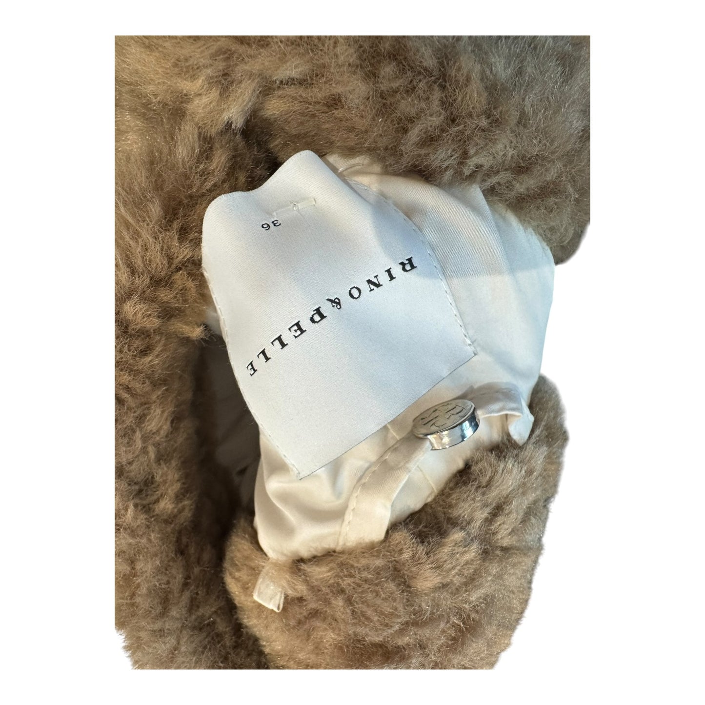 Rino & Pelle Kion Faux Fur Jacket in Mocha Latte - 10