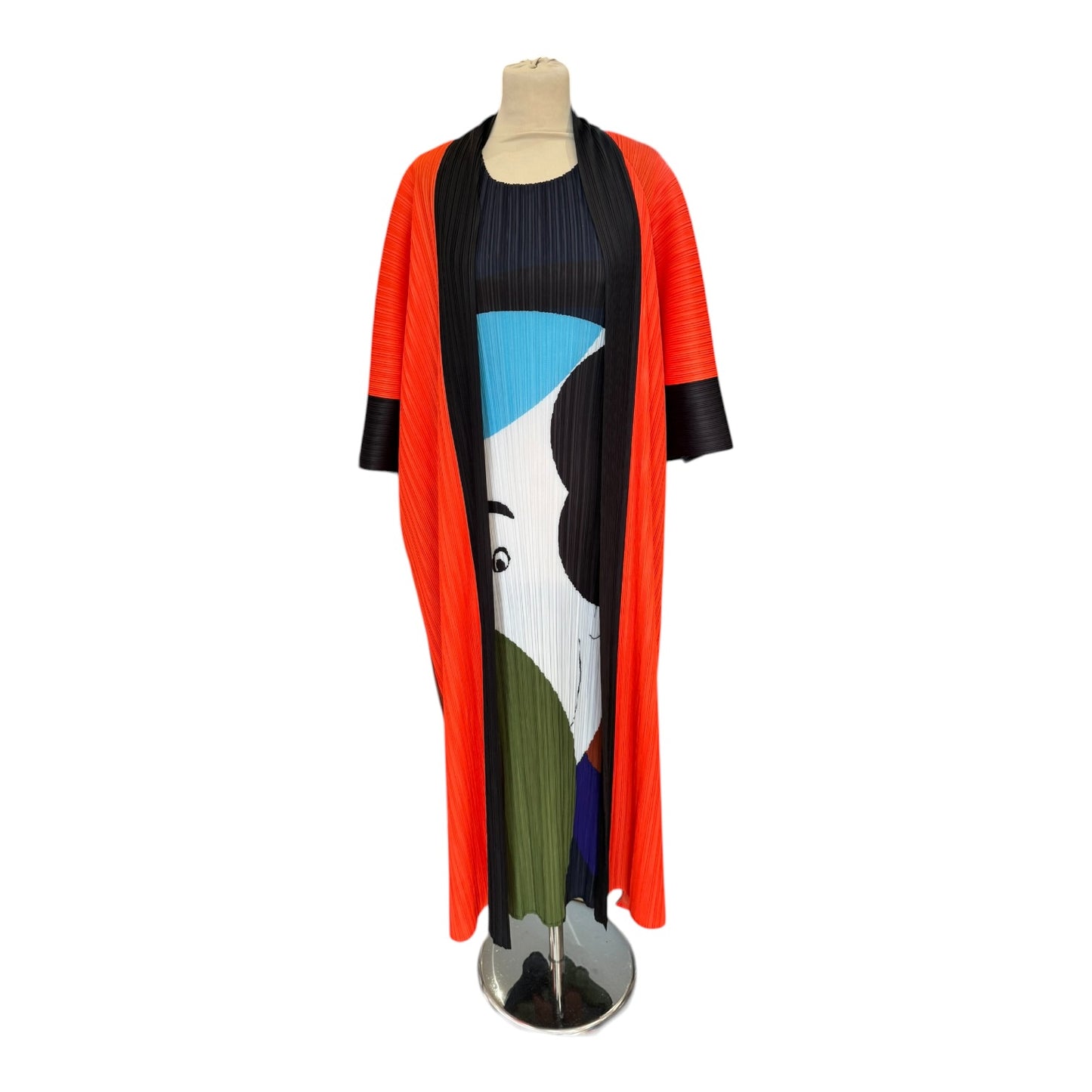 Thanny Pleated Dress and Kimono Jacket - 8/10/12