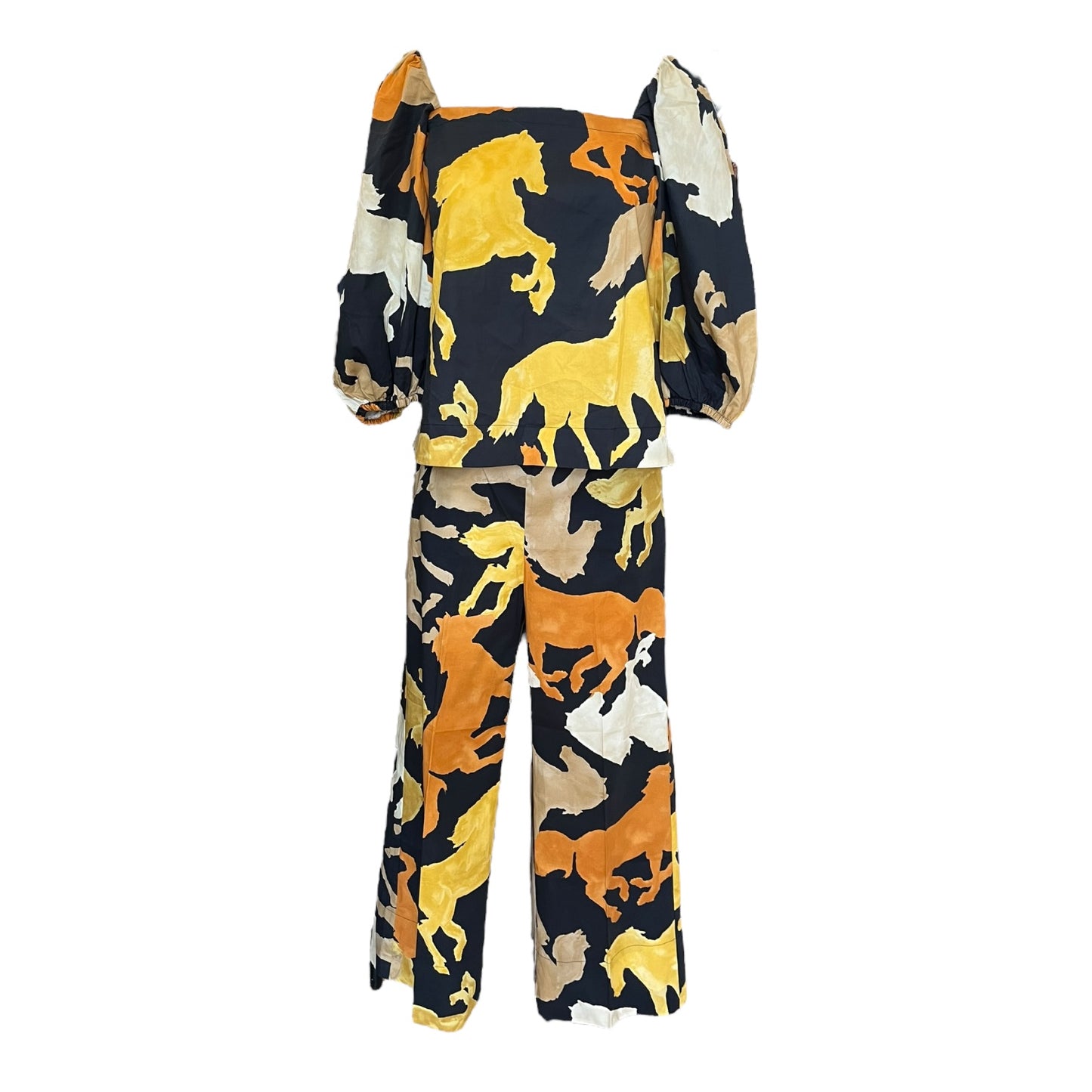 Marella Black and Orange Co Ord - 12/14 - NEW