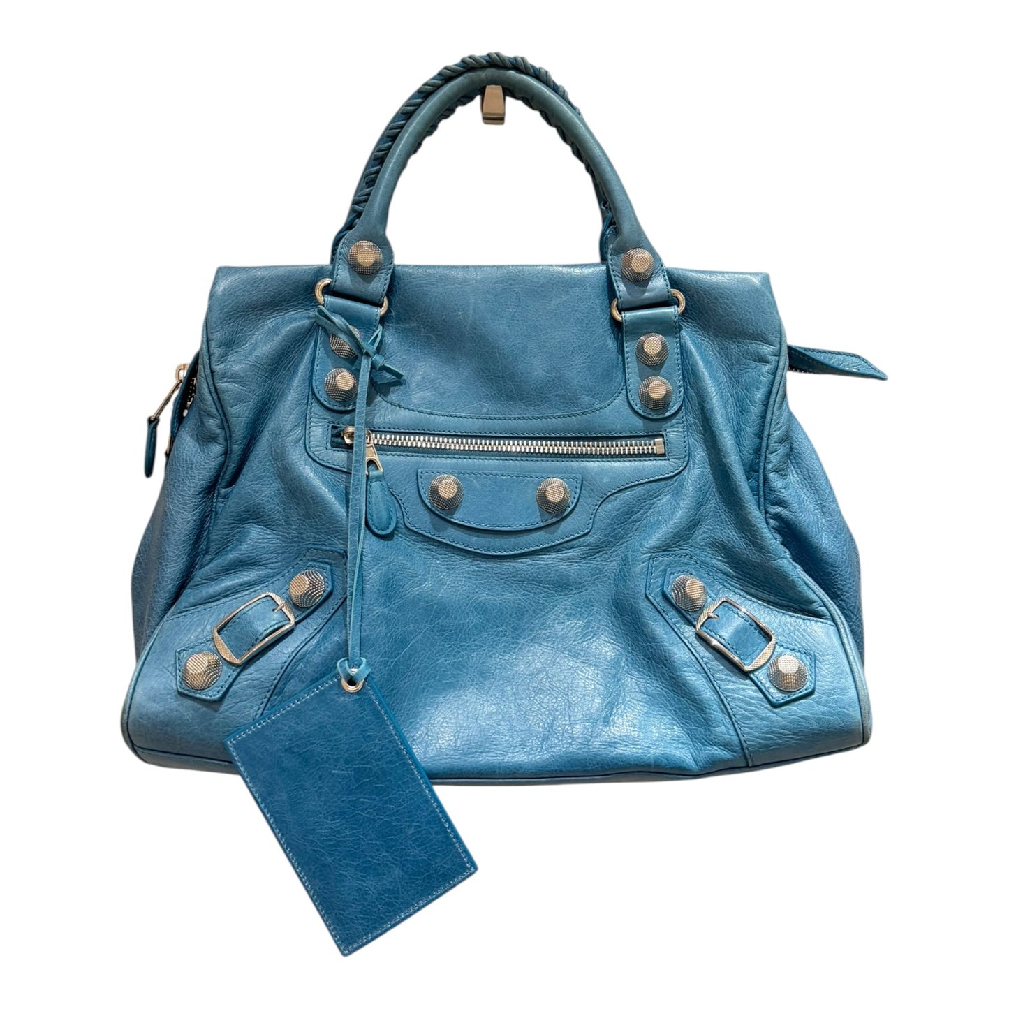 Balenciaga The City Blue Bag
