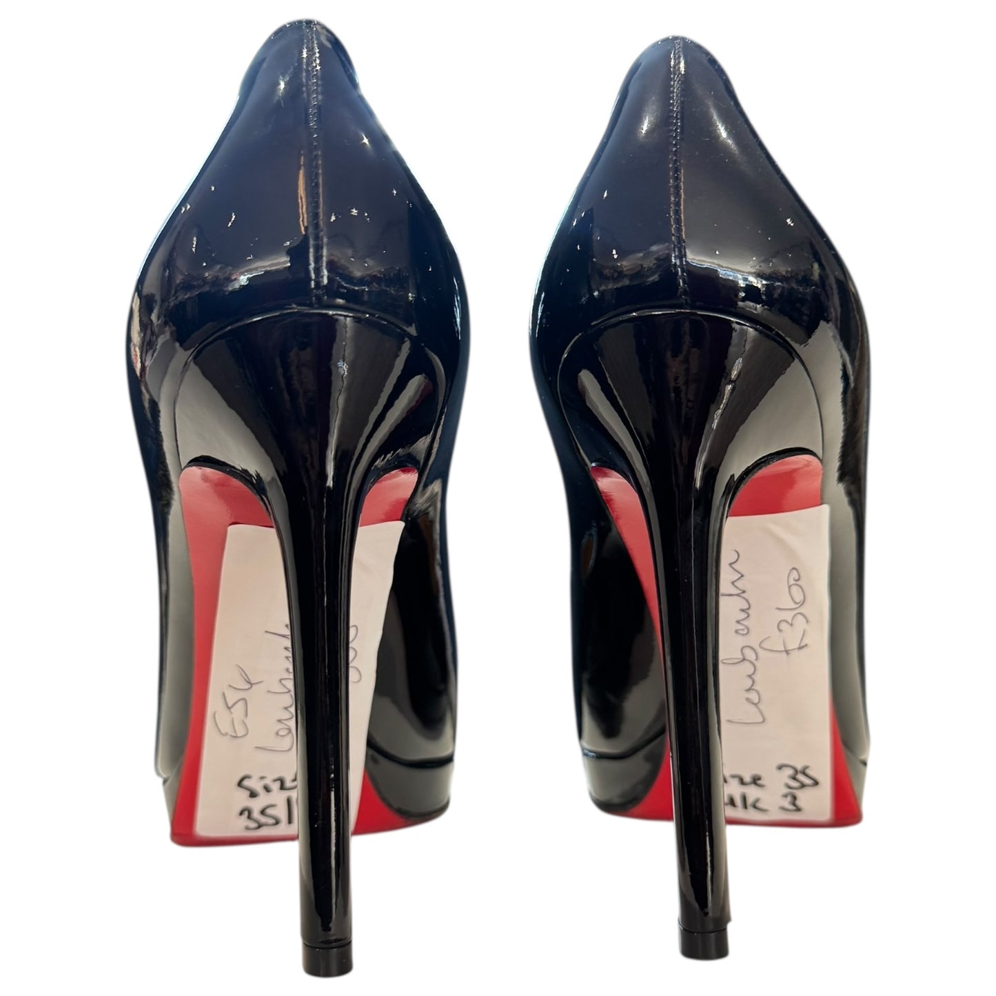 Christian Louboutin Black Pigalle Plato 120 - 35/3