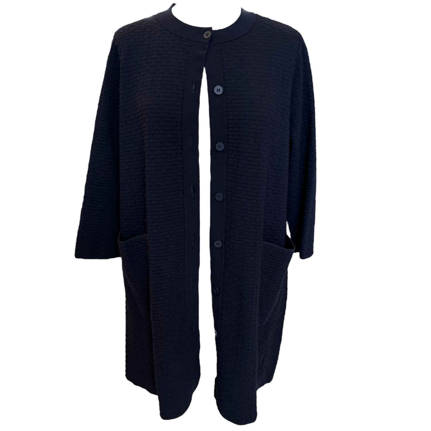 COS Navy Longline Cardigan - 10