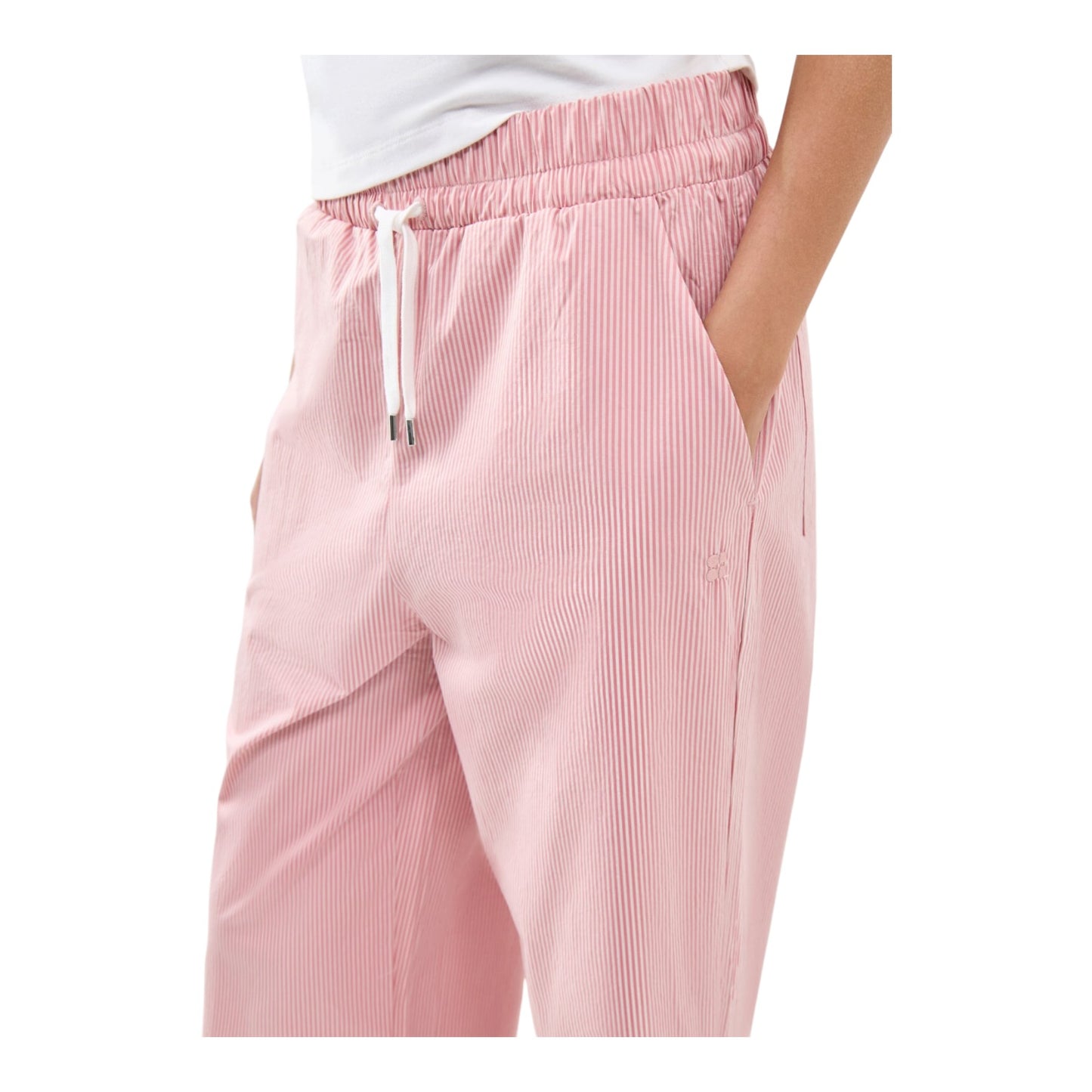 Sweaty Betty Summer Stripe Trousers Pink - 10