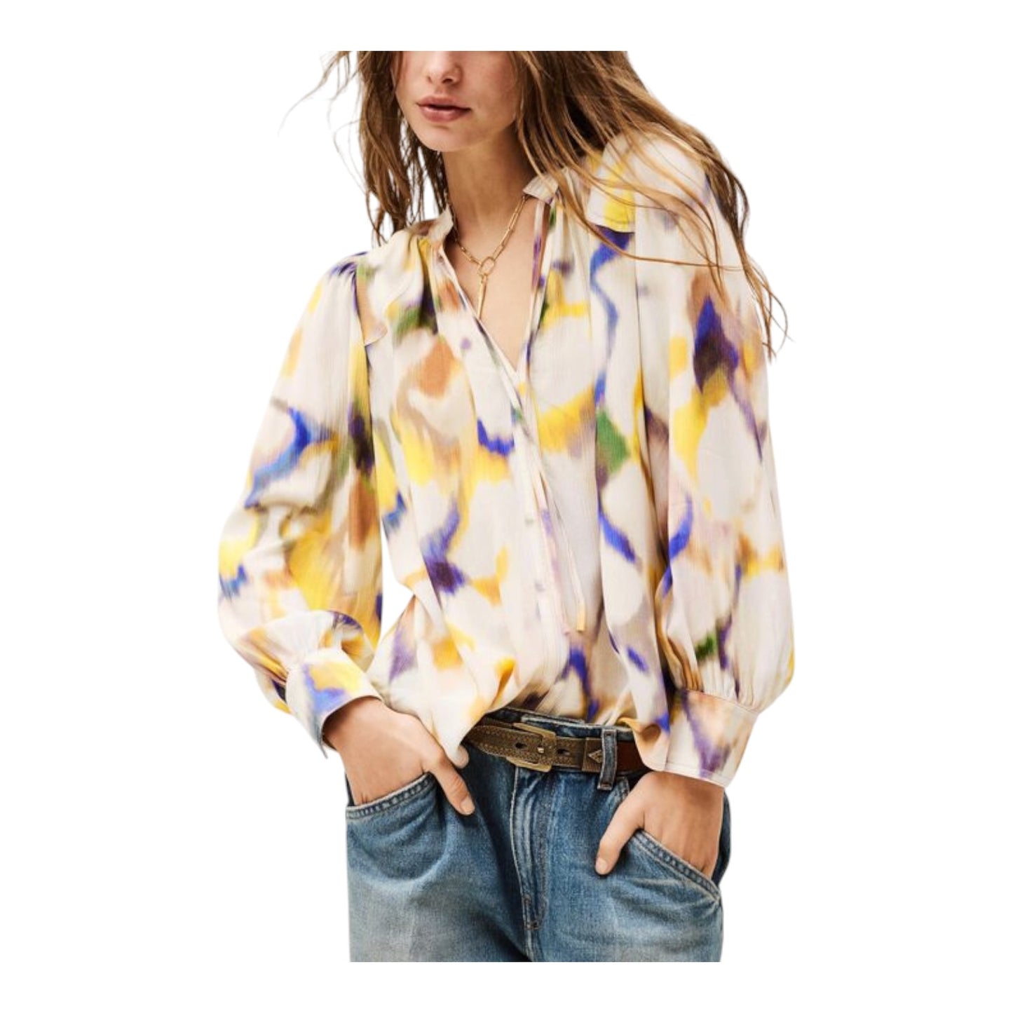 Ba&sh Abstract Foka Print Co Ord - 12