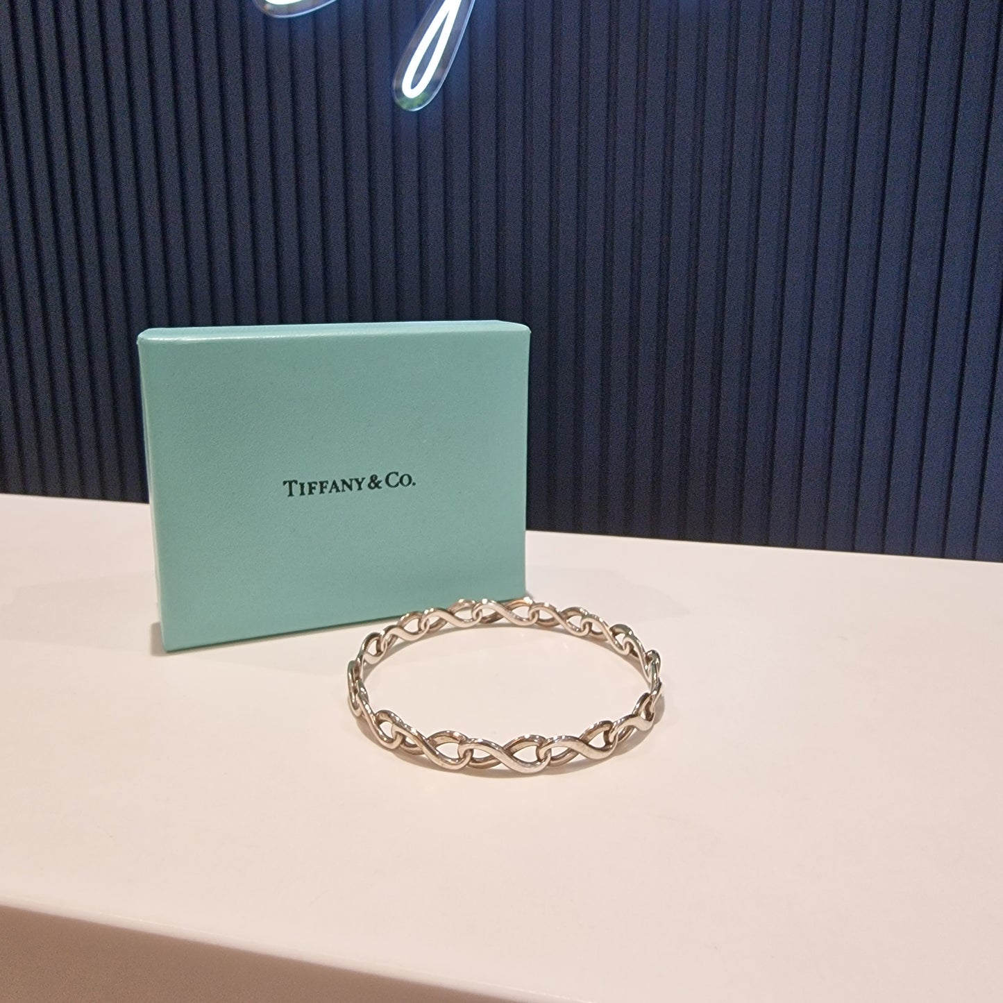 Tiffany Infinity bracelet, sterling silver